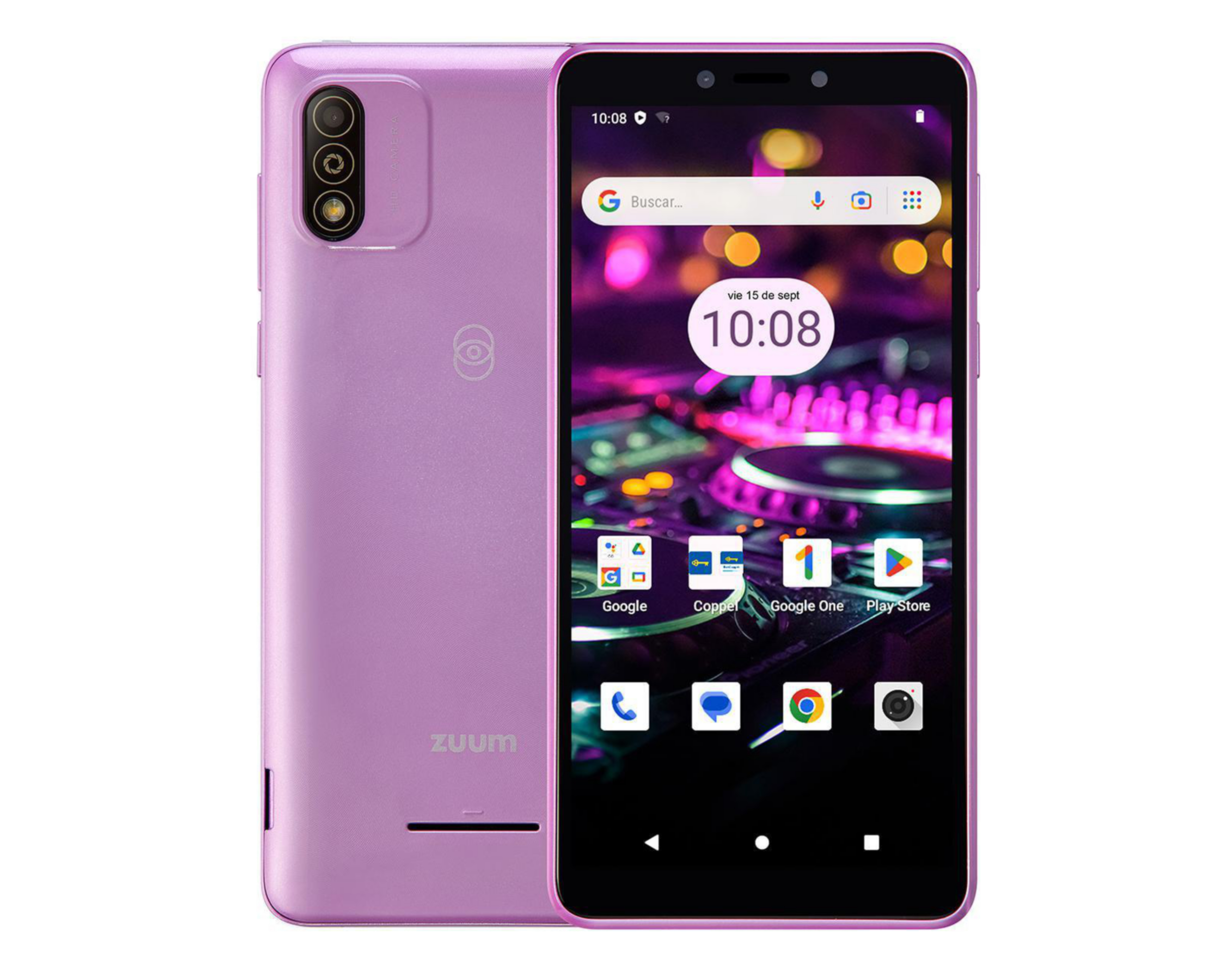 Celular Zuum Desbloqueado Magno C Plus Dual SIM 32 GB Lila