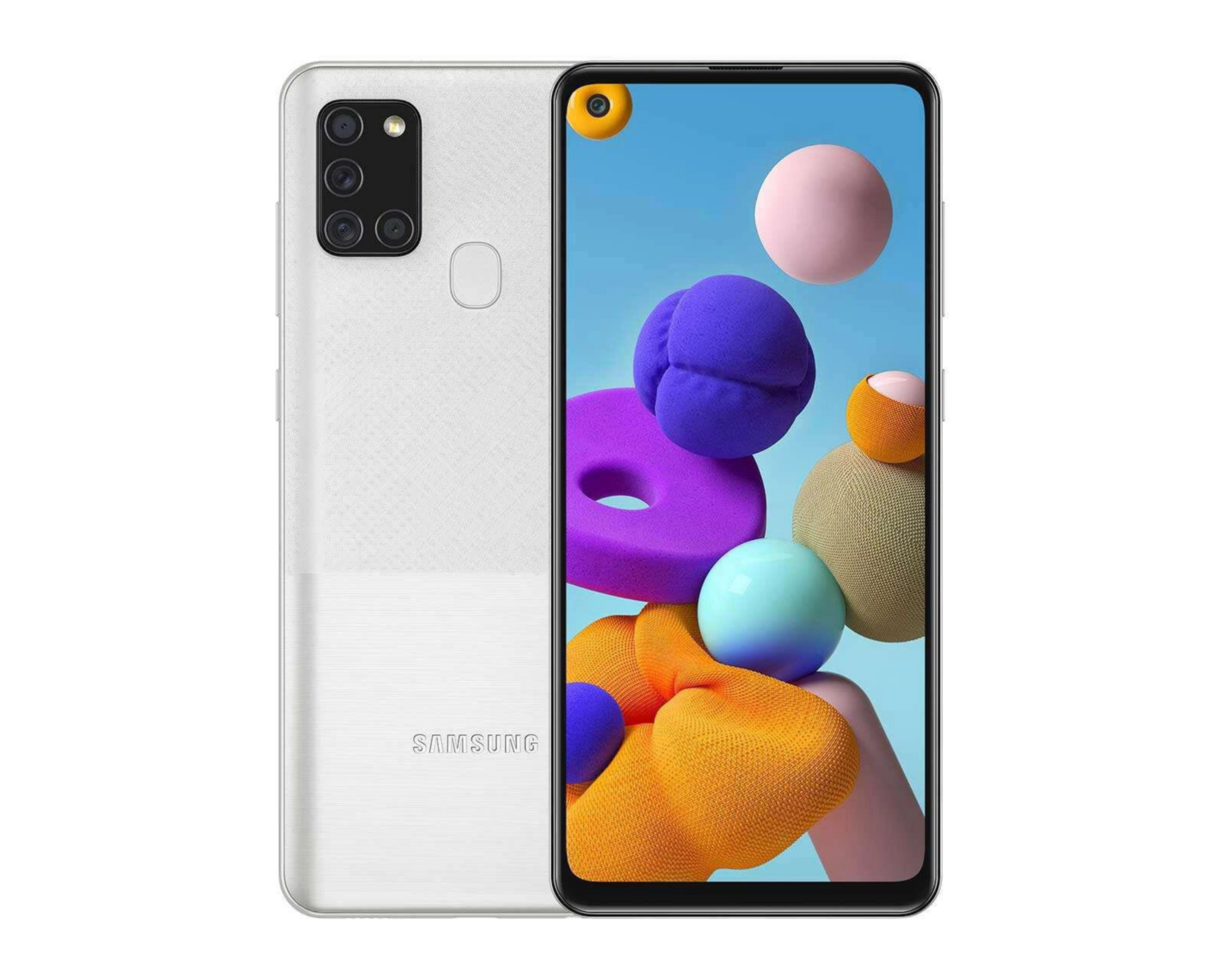 Foto 2 pulgar | ATT&T/Unefon Samsung Galaxy A21S 64 GB Plata