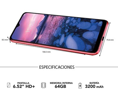 Foto 8 | Celular Nubia Liberado N41 64 GB Rojo + Smartwatch