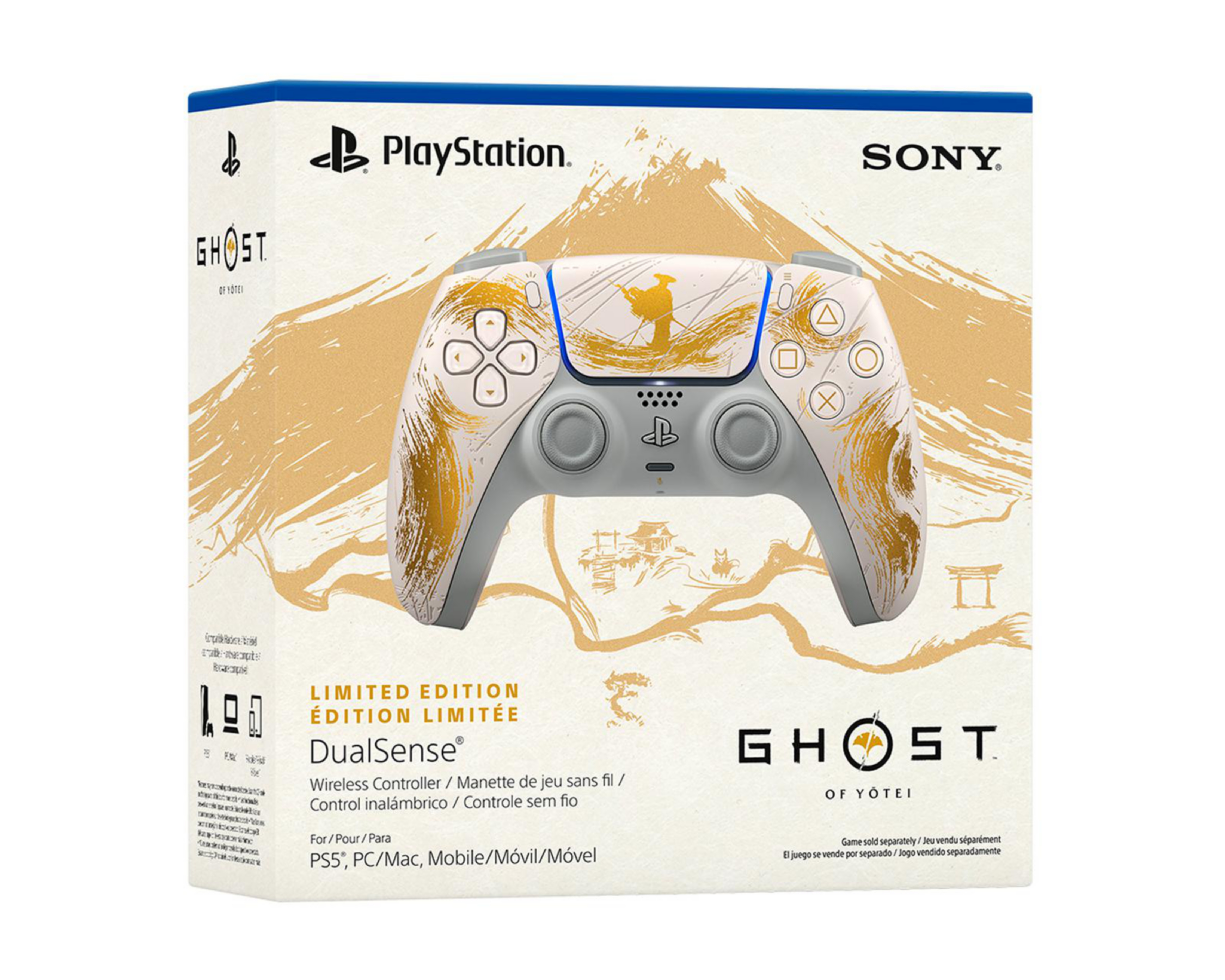 Foto 2 pulgar | Preventa Control Inalámbrico para PlayStation 5 Dualsense Ghost Of Yotei Blanco