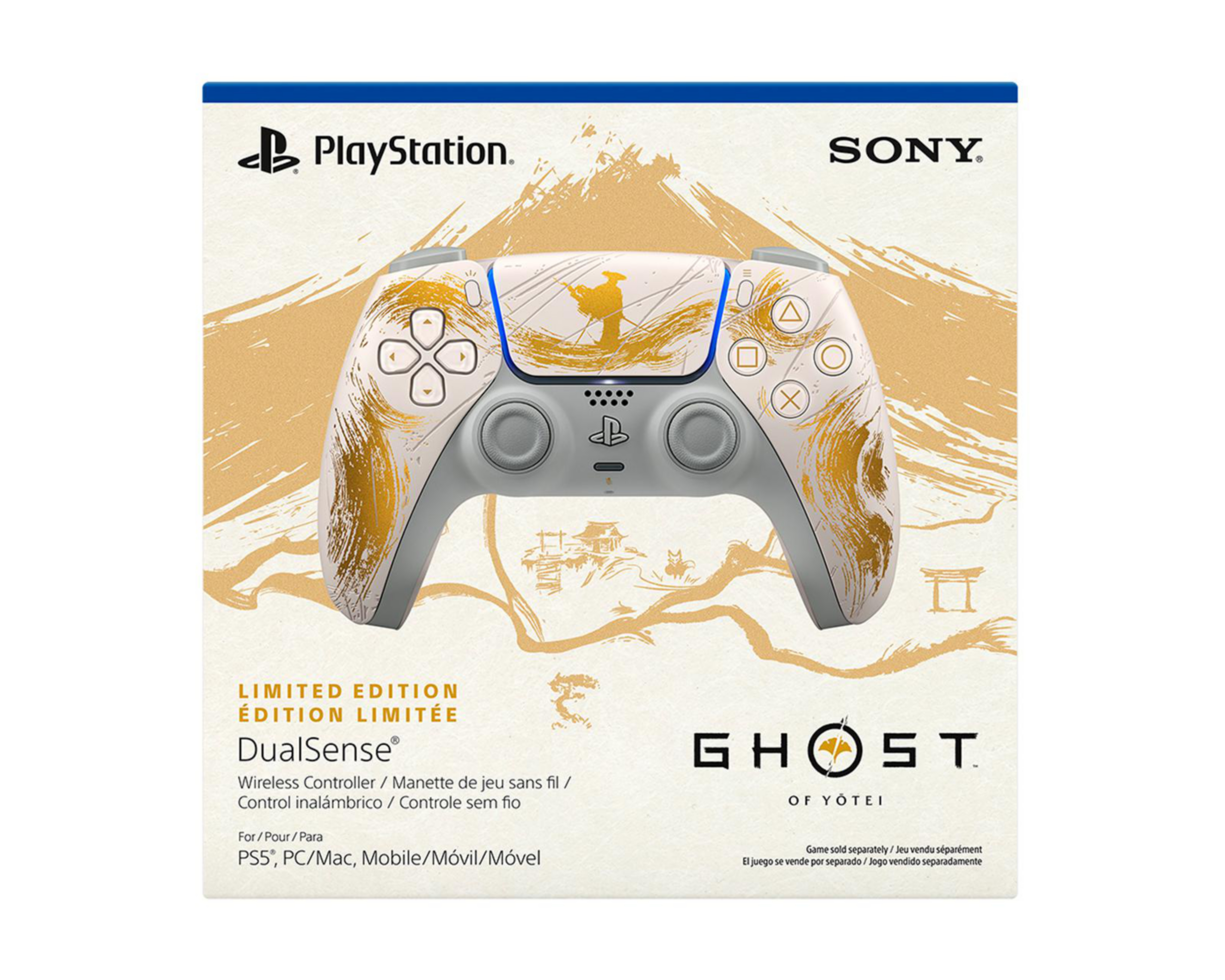 Foto 8 pulgar | Preventa Control Inalámbrico para PlayStation 5 Dualsense Ghost Of Yotei Blanco