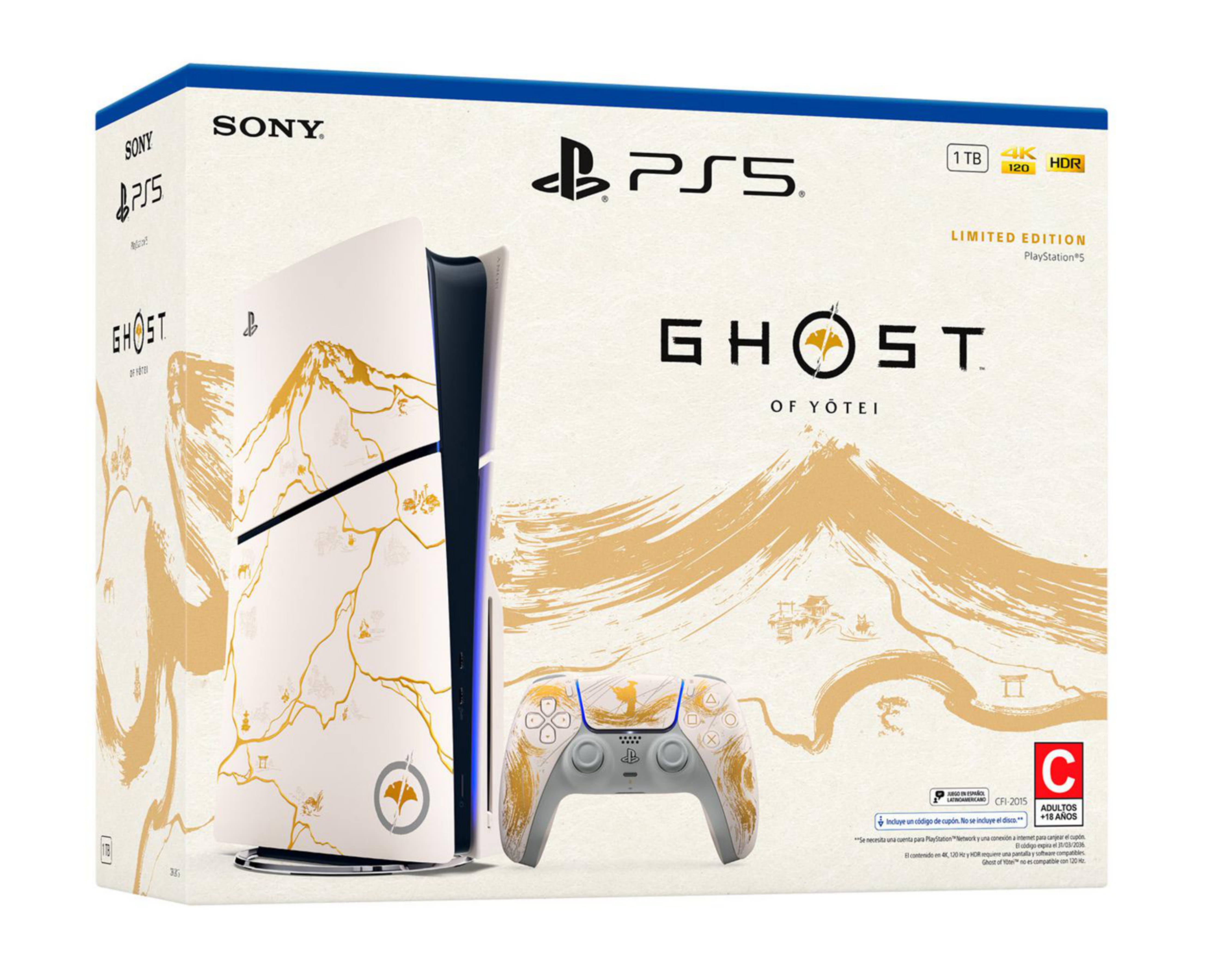 Foto 2 pulgar | Preventa Consola PlayStation 5 de 1 TB Ghost Of Yotei