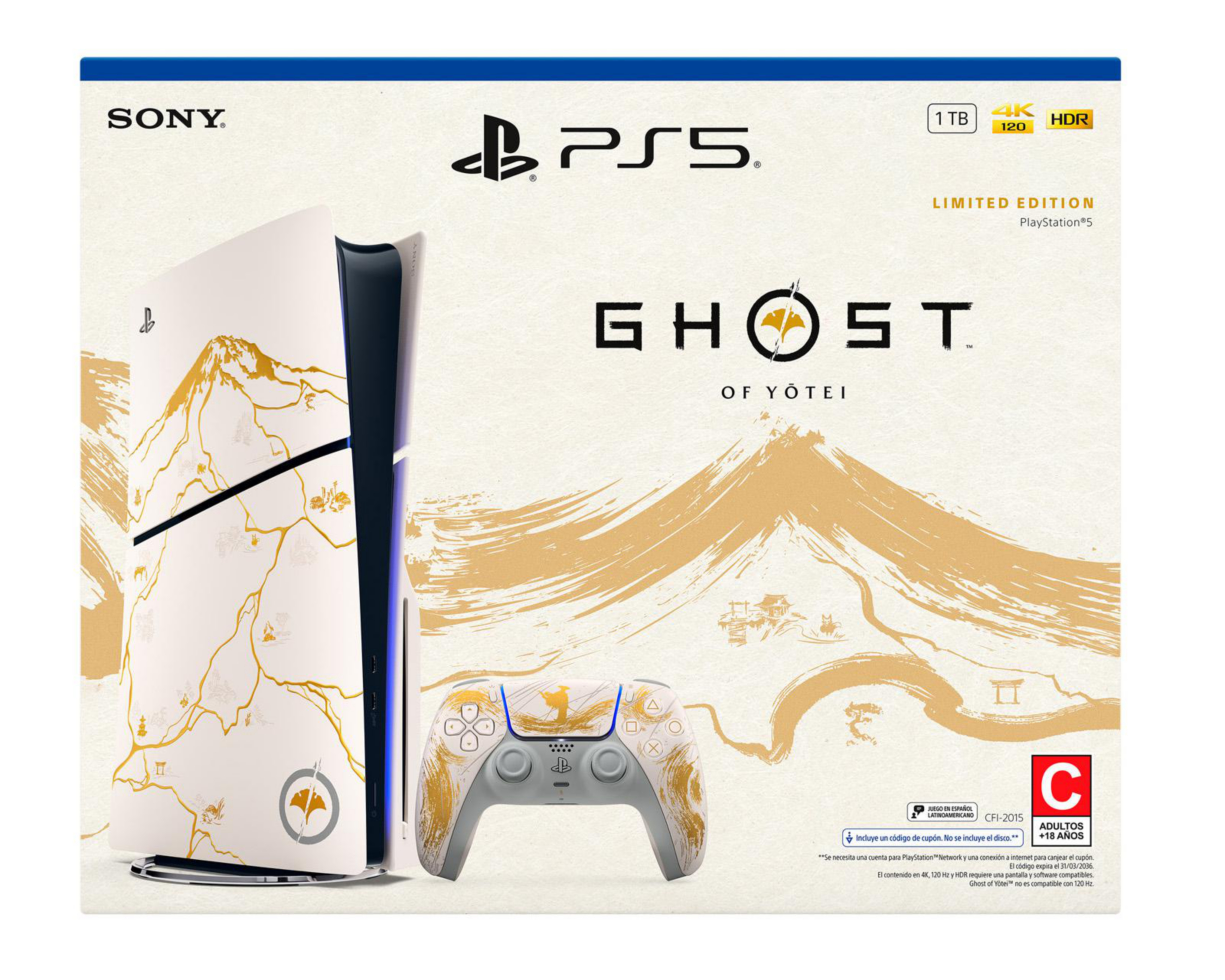Foto 5 pulgar | Preventa Consola PlayStation 5 de 1 TB Ghost Of Yotei