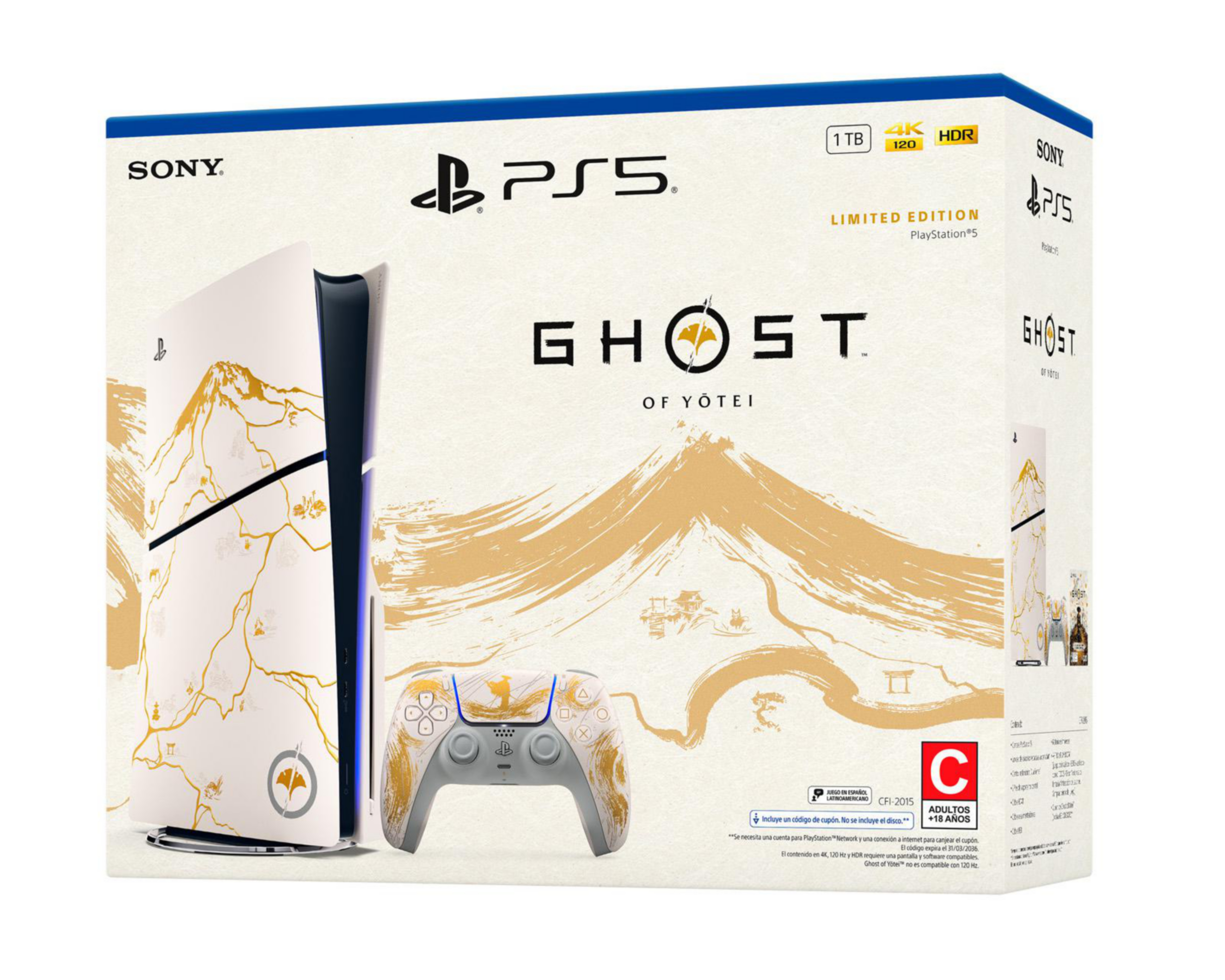 Foto 6 pulgar | Preventa Consola PlayStation 5 de 1 TB Ghost Of Yotei