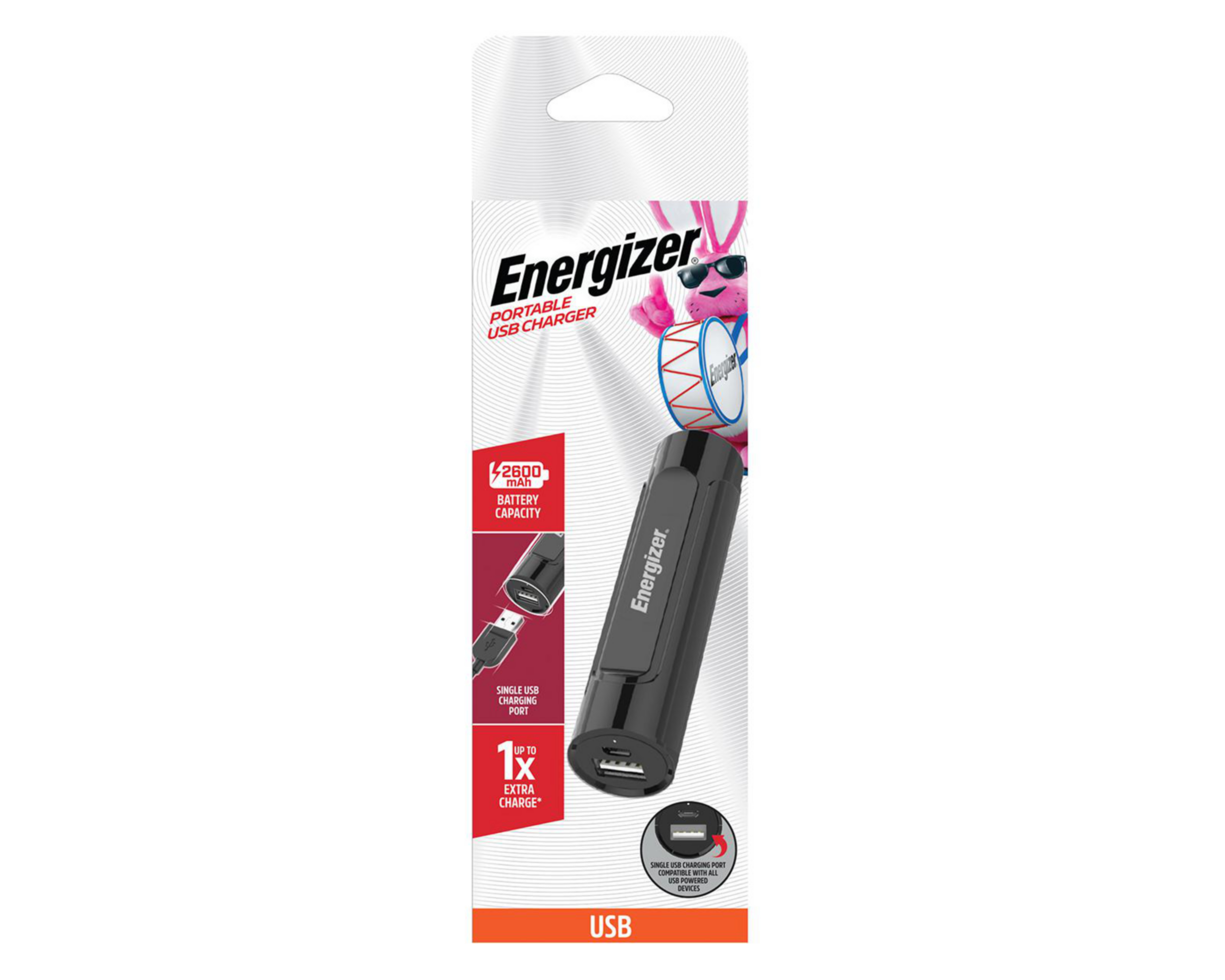 Foto 7 pulgar | Batería Portátil Energizer 2600 mAh