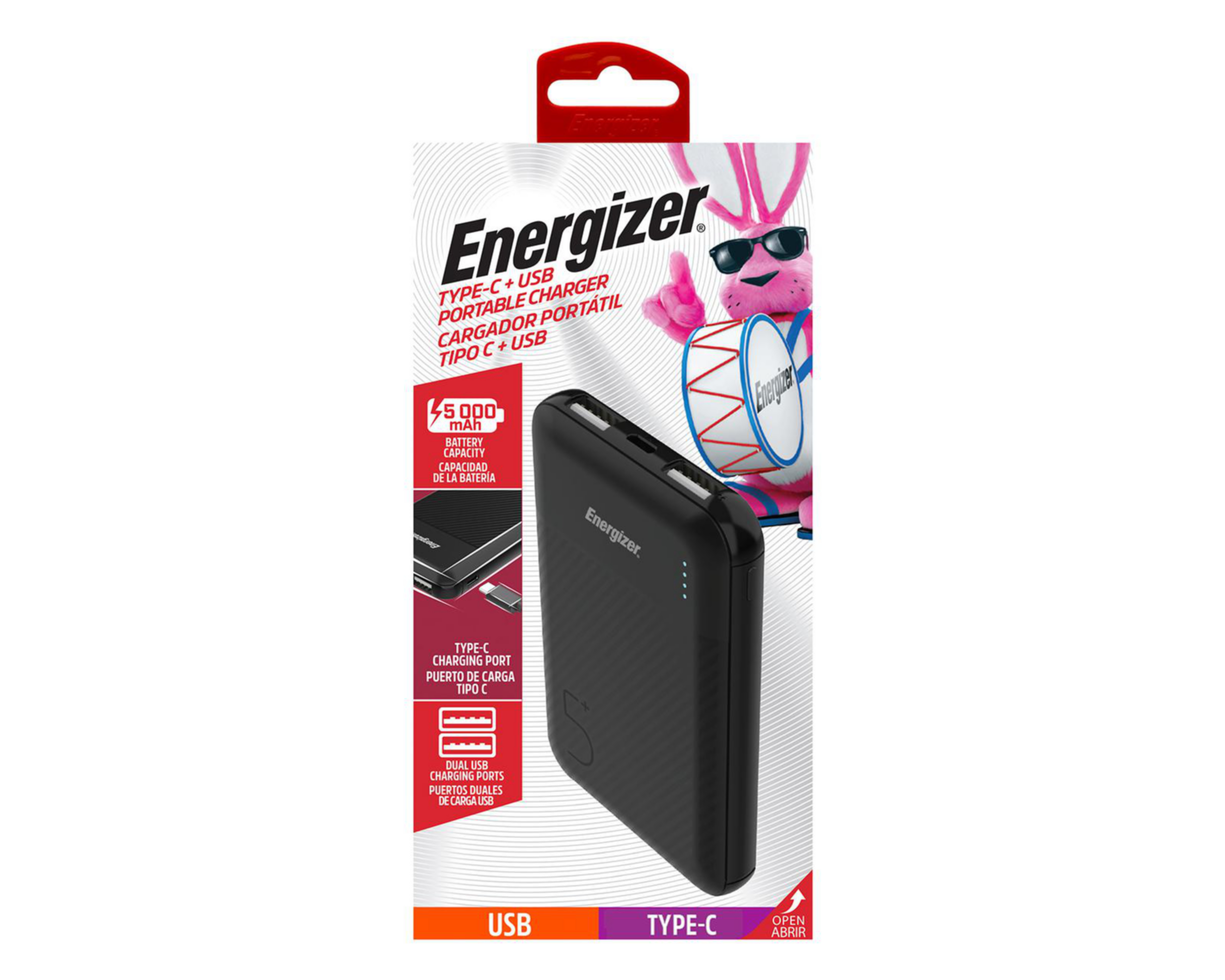 Foto 6 pulgar | Batería Portátil Energizer 5000 mAh