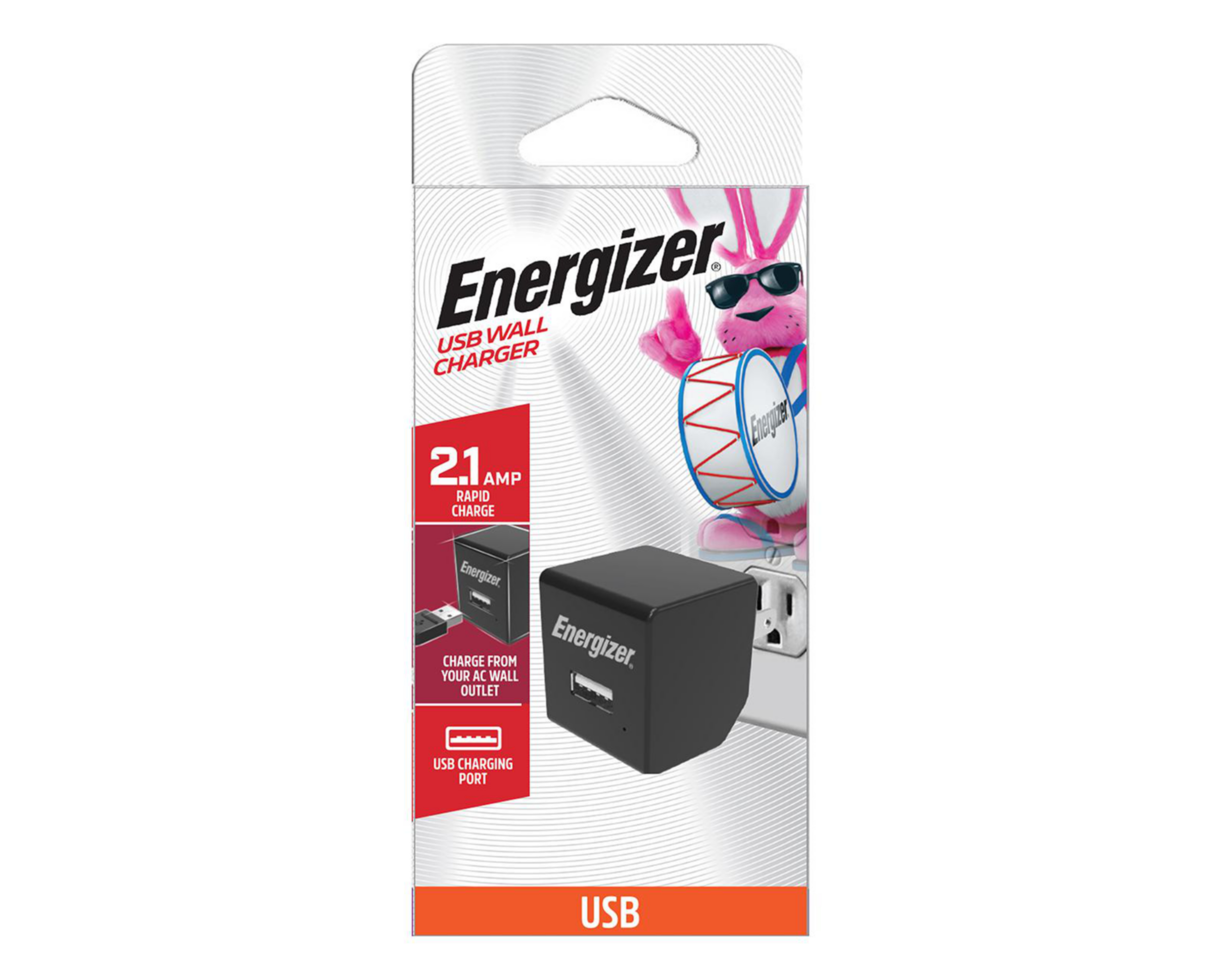 Foto 6 pulgar | Adaptador de Corriente Energizer con Entrada USB 12W