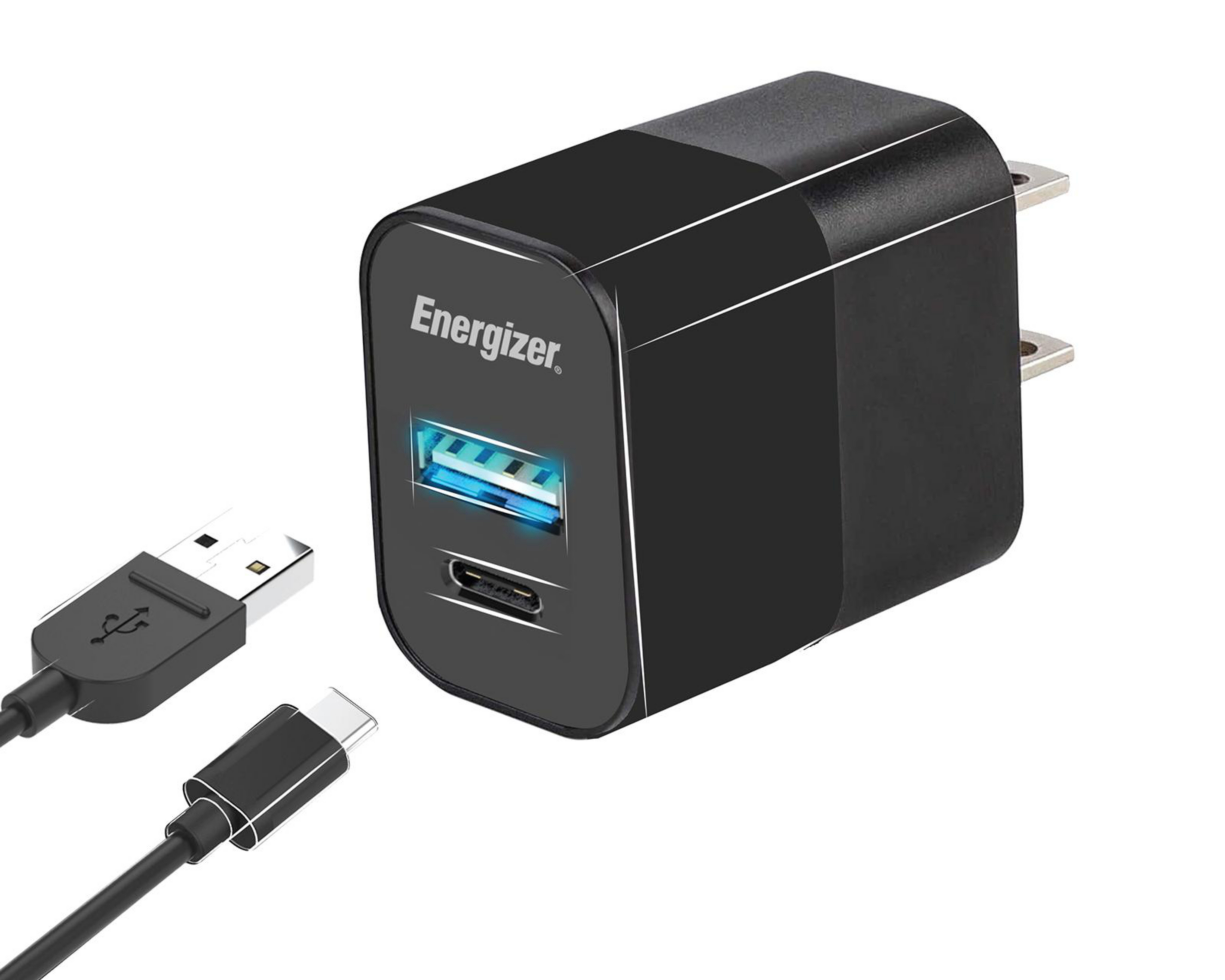 Foto 2 | Adaptador de Corriente Energizer con Entrada Tipo C-USB 12W