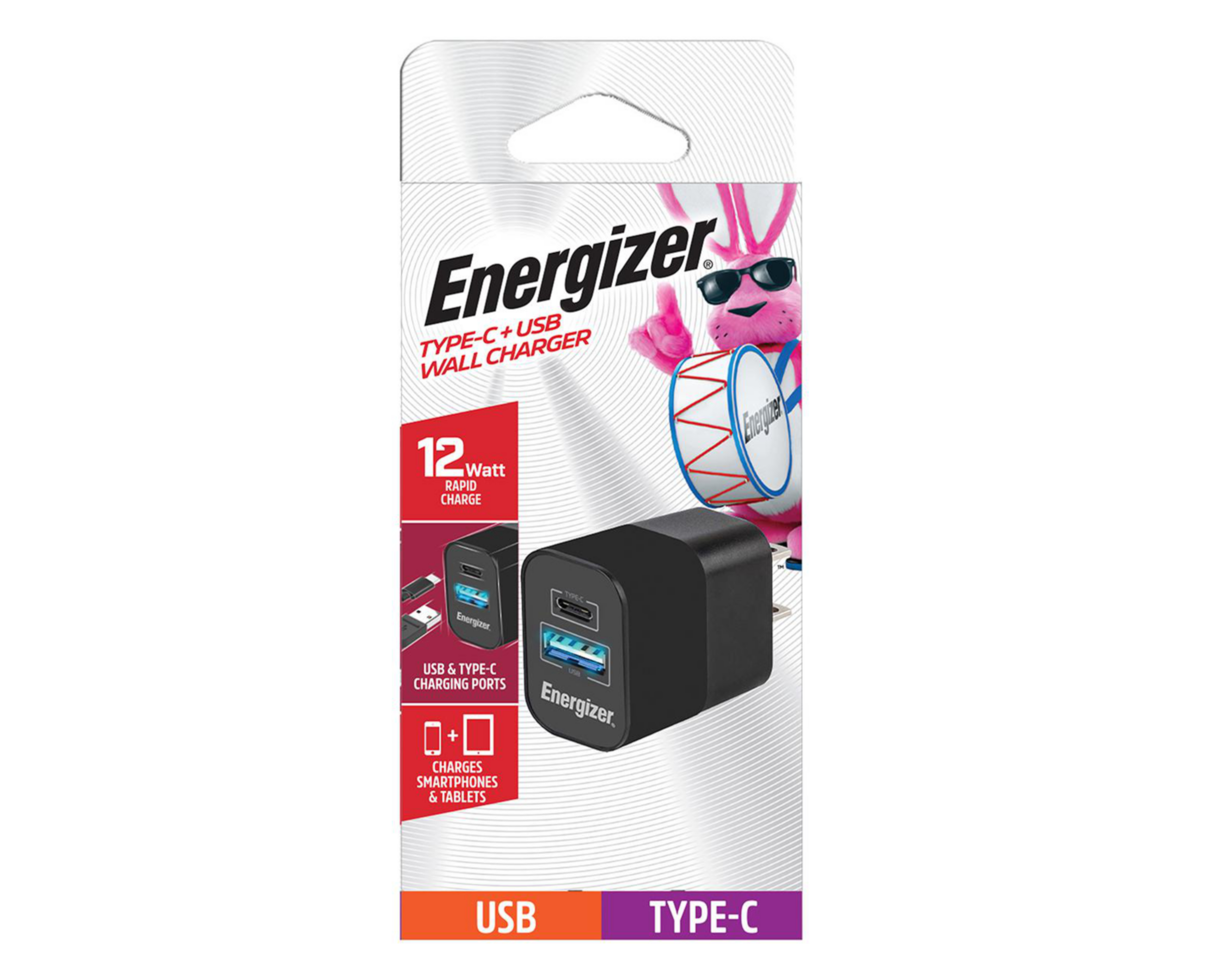 Foto 6 pulgar | Adaptador de Corriente Energizer con Entrada Tipo C-USB 12W