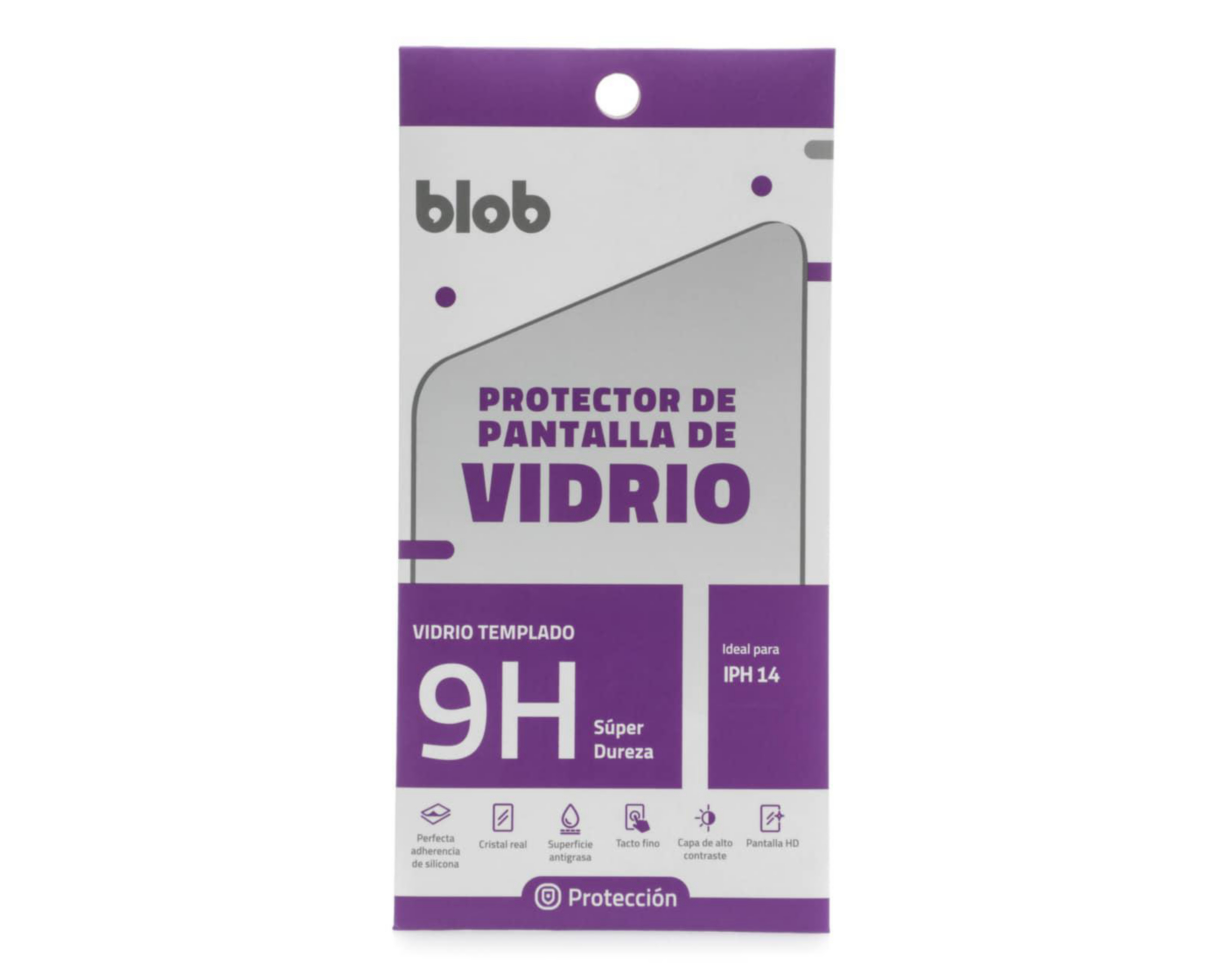 Foto 2 pulgar | Protector de Pantalla Blob para iPhone 14