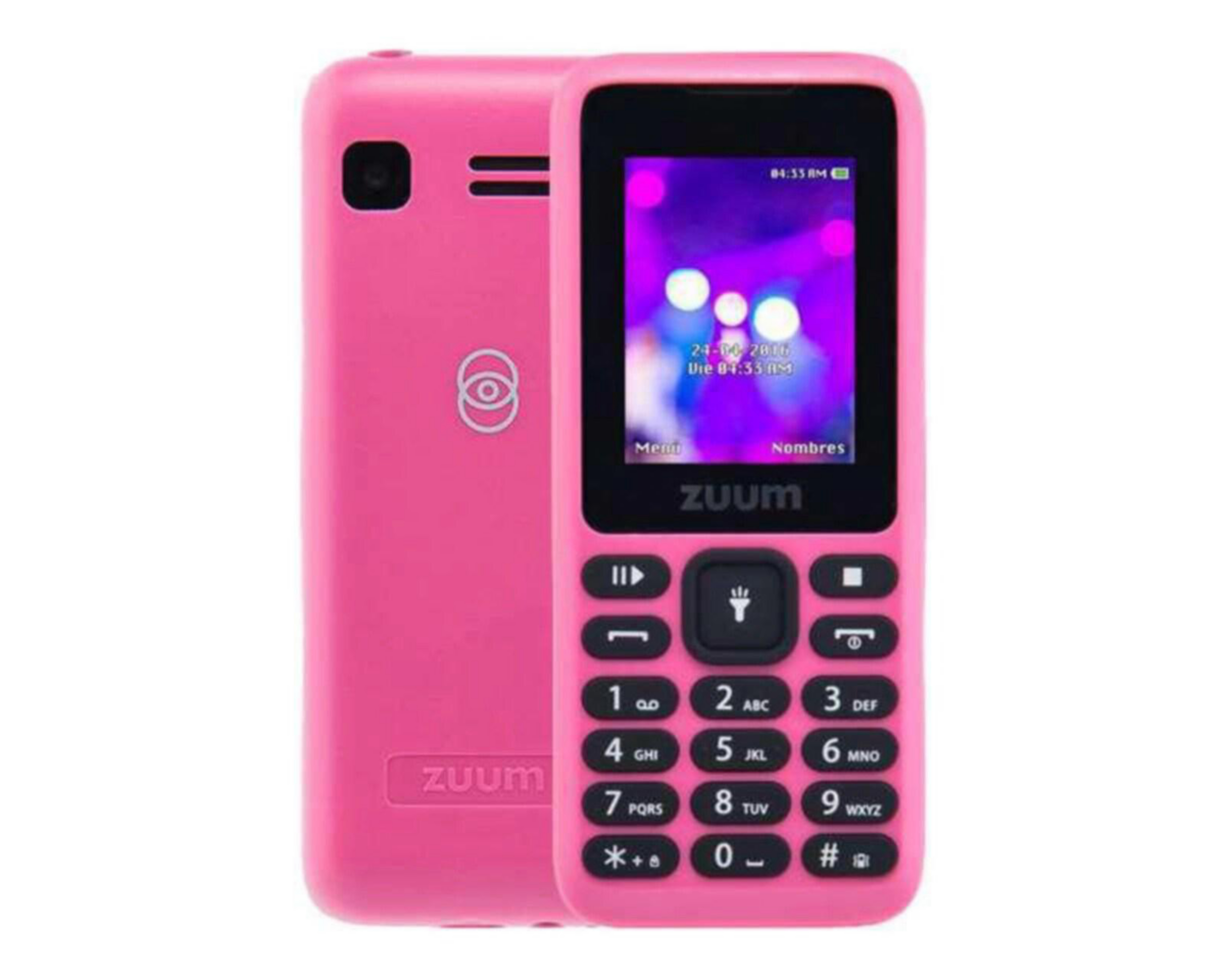 Foto 2 pulgar | Celular Zuum Skip III Rosa