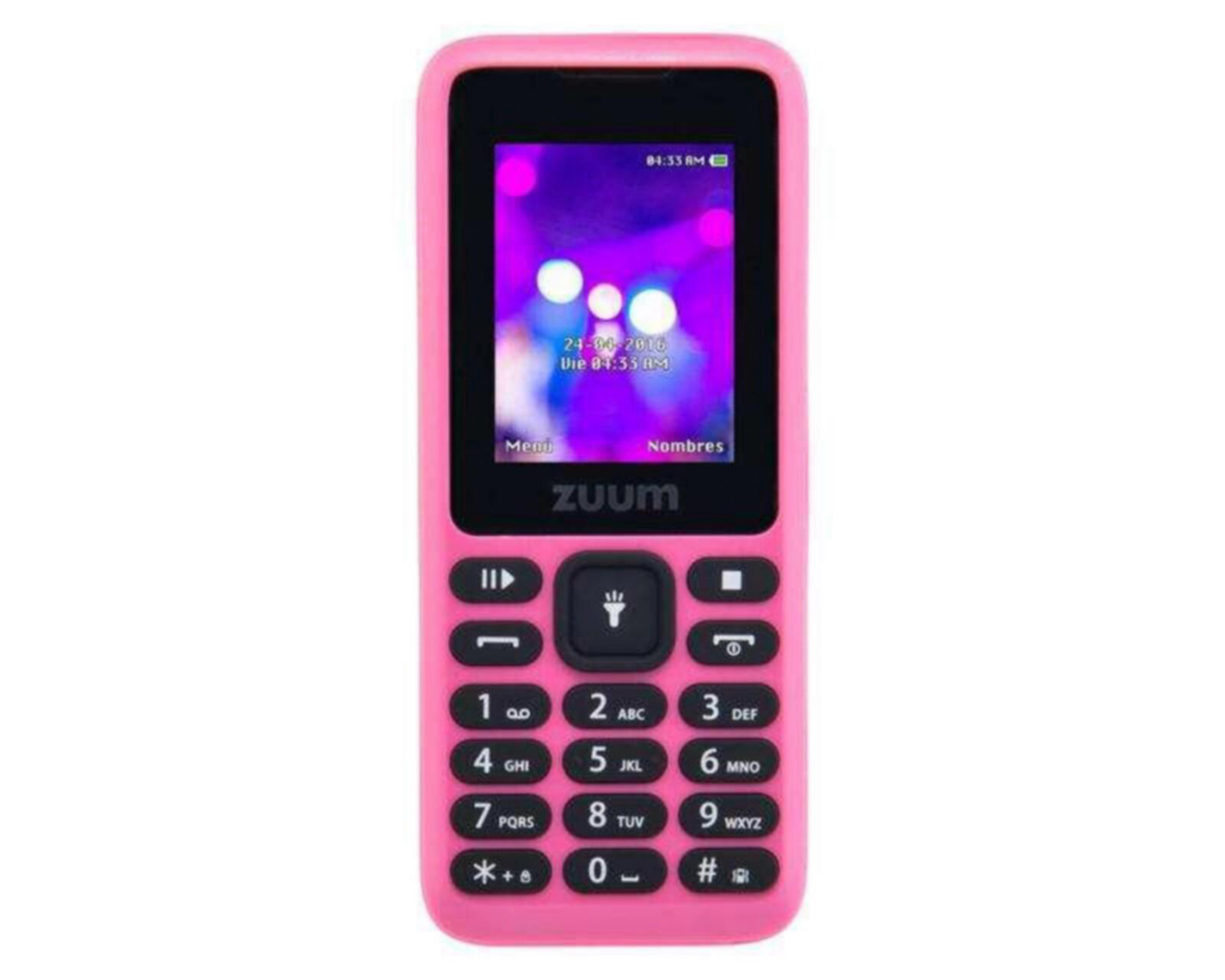 Foto 4 pulgar | Celular Zuum Skip III Rosa