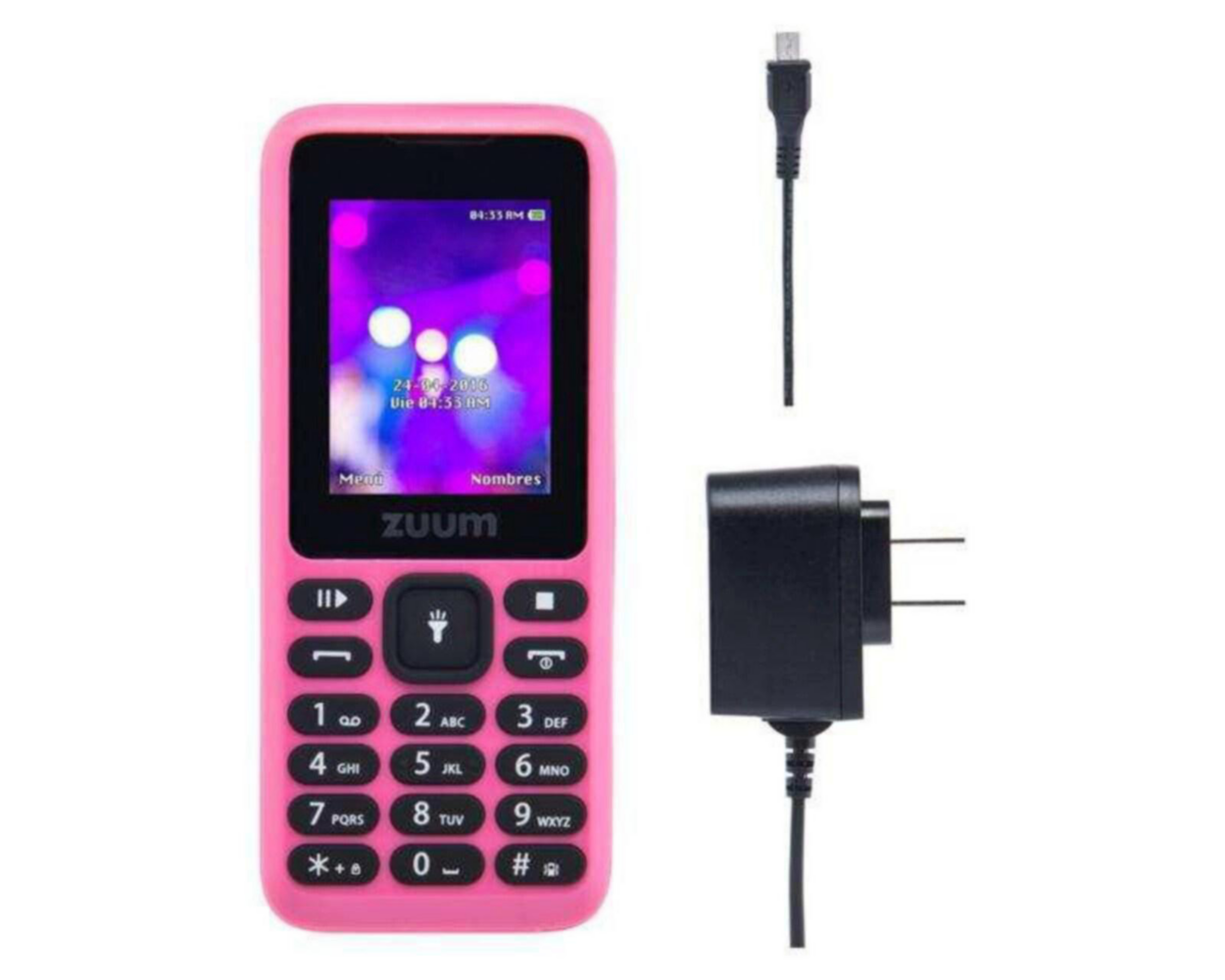 Foto 10 pulgar | Celular Zuum Skip III Rosa