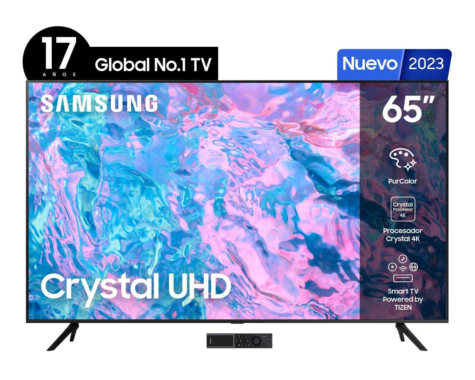 Foto 2 pulgar | Pantalla LED Samsung 65" Smart TV Ultra HD 4K UN65CU7000FXZX