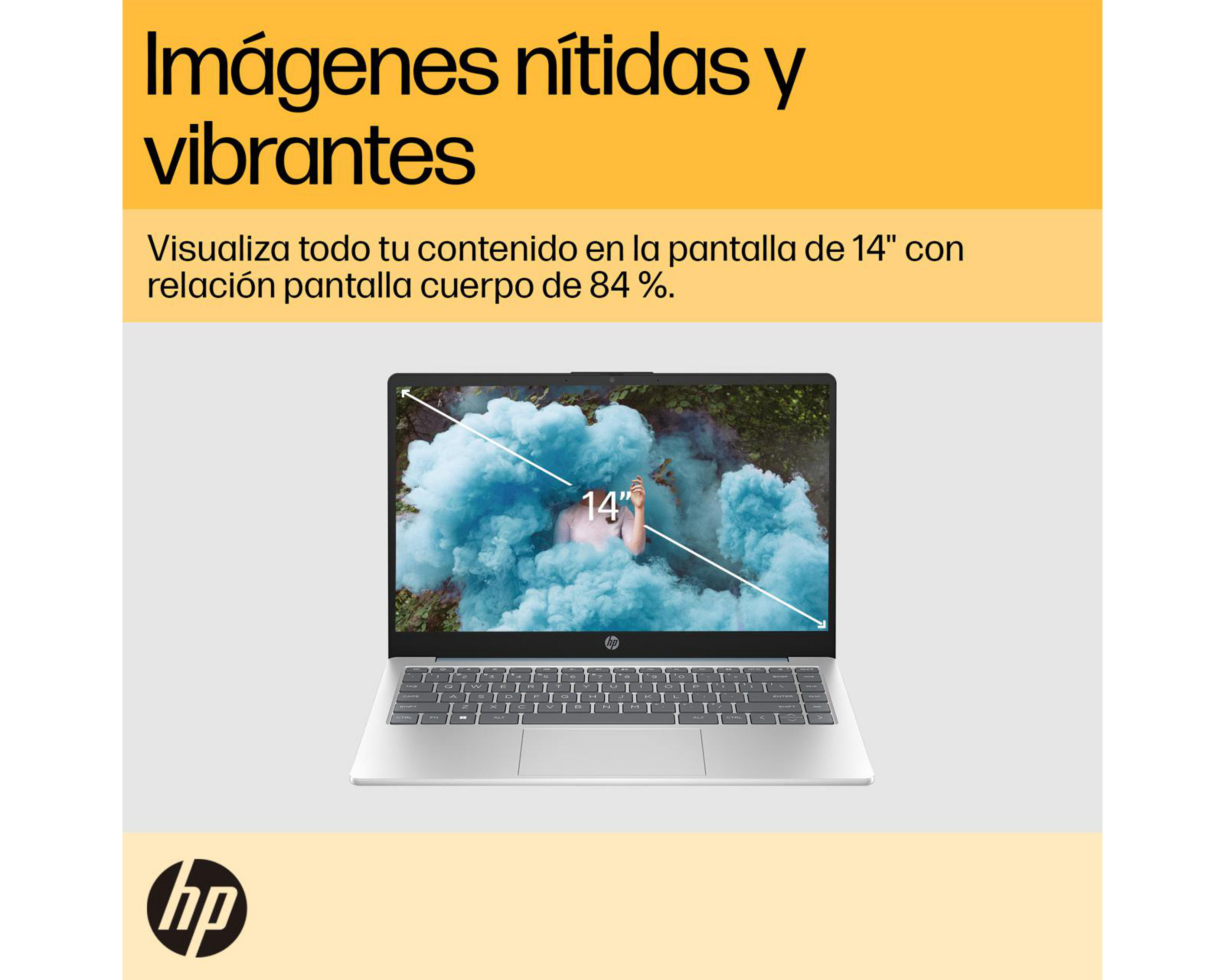 Foto 10 pulgar | Laptop HP 14-EM0002LA 14" Ryzen 5-7520u 8 GB RAM 512 GB SSD Gris