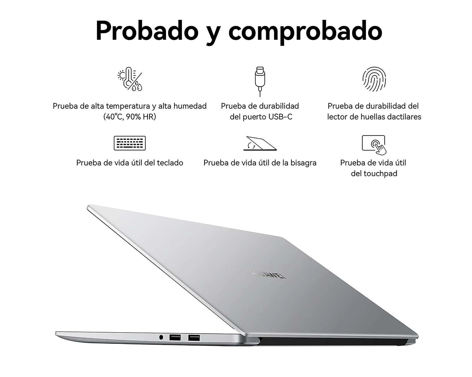 Foto 5 pulgar | Laptop Huawei Matebook D15 15.6" Windows 11 AMD Ryzen 7 16 GB RAM 512 GB SSD Plata