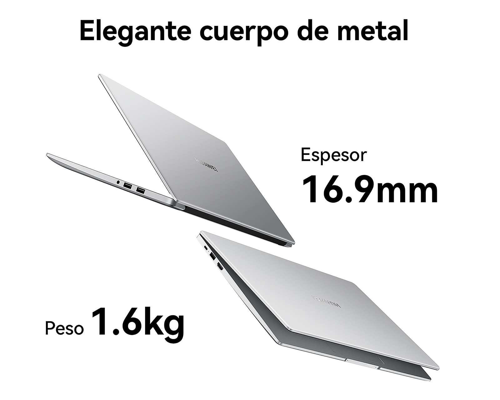 Foto 6 pulgar | Laptop Huawei Matebook D15 15.6" Windows 11 AMD Ryzen 7 16 GB RAM 512 GB SSD Plata