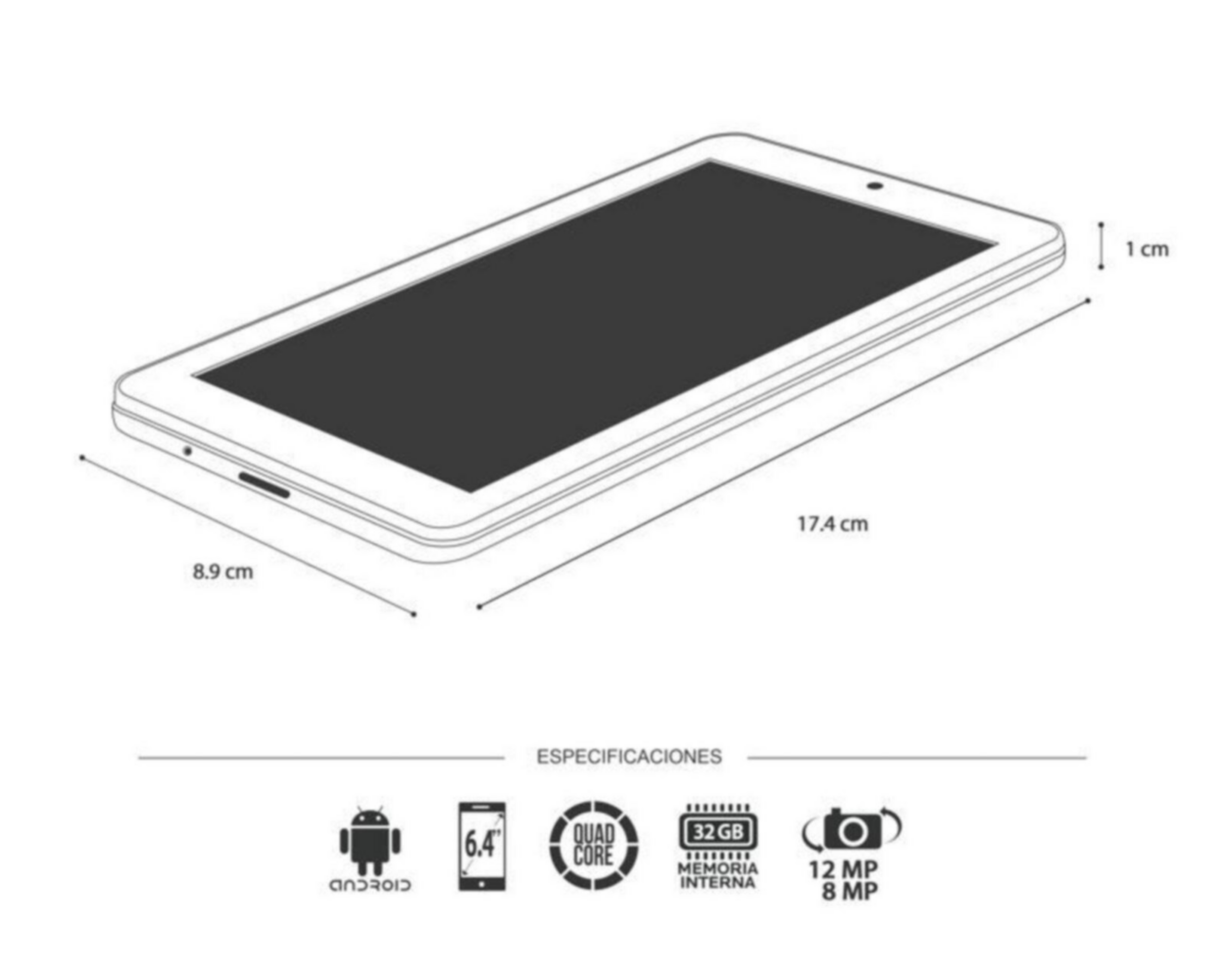 Foto 9 pulgar | Tablet Lenovo PB2-670Y 3G 6.4" 32GB WiFi Android Dorado