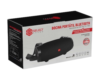 Foto 4 | Bocina Bluetooth Portátil Select Sound BT222N Batería Recargable
