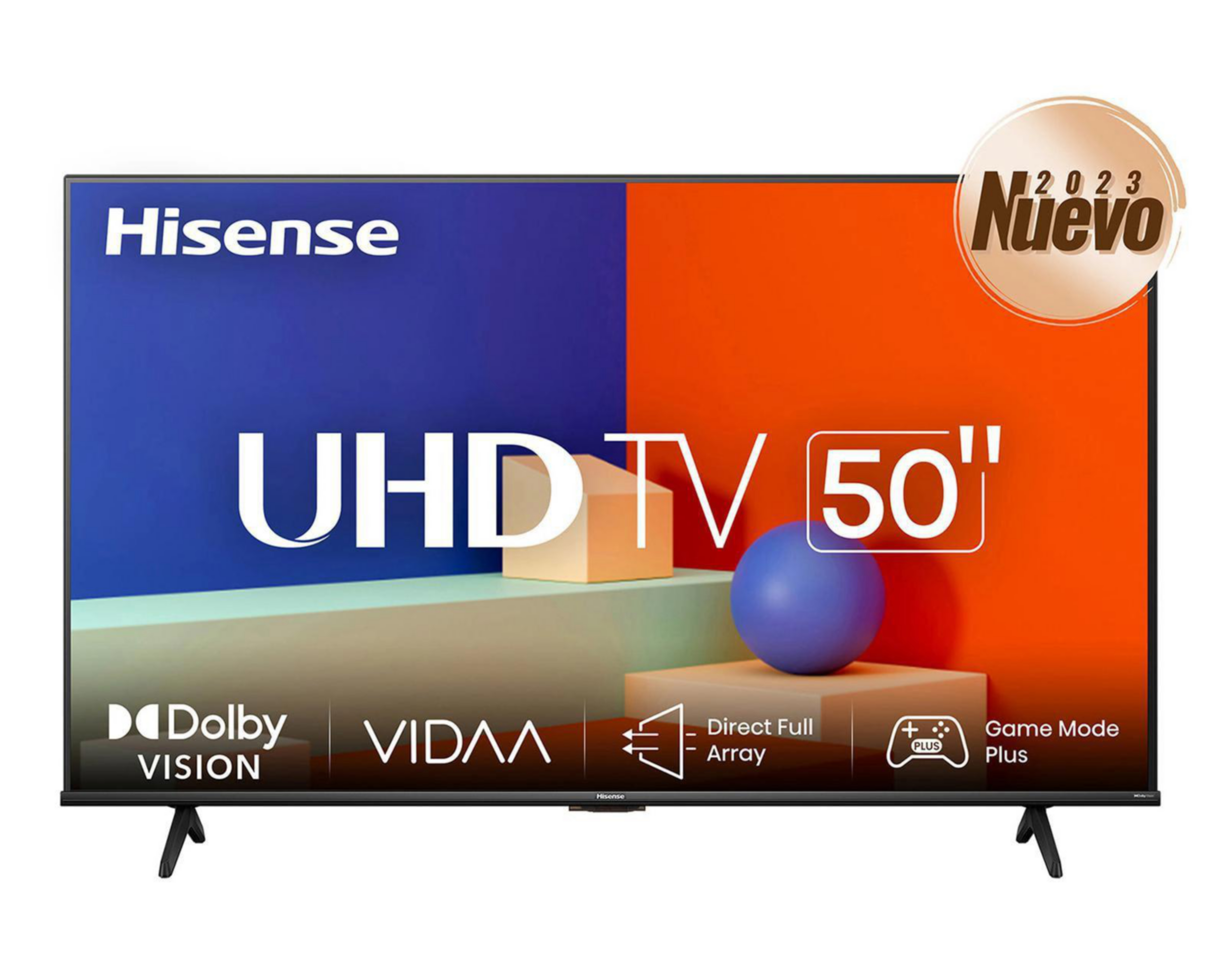 Pantalla LED Hisense 50" Ultra HD 4K Smart TV 50A6KV