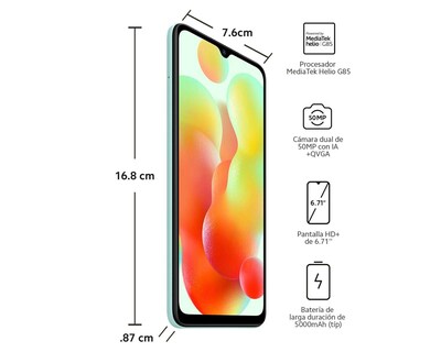 Foto 8 | AT&T/Unefon Xiaomi Redmi Note 12 C 128 GB Verde