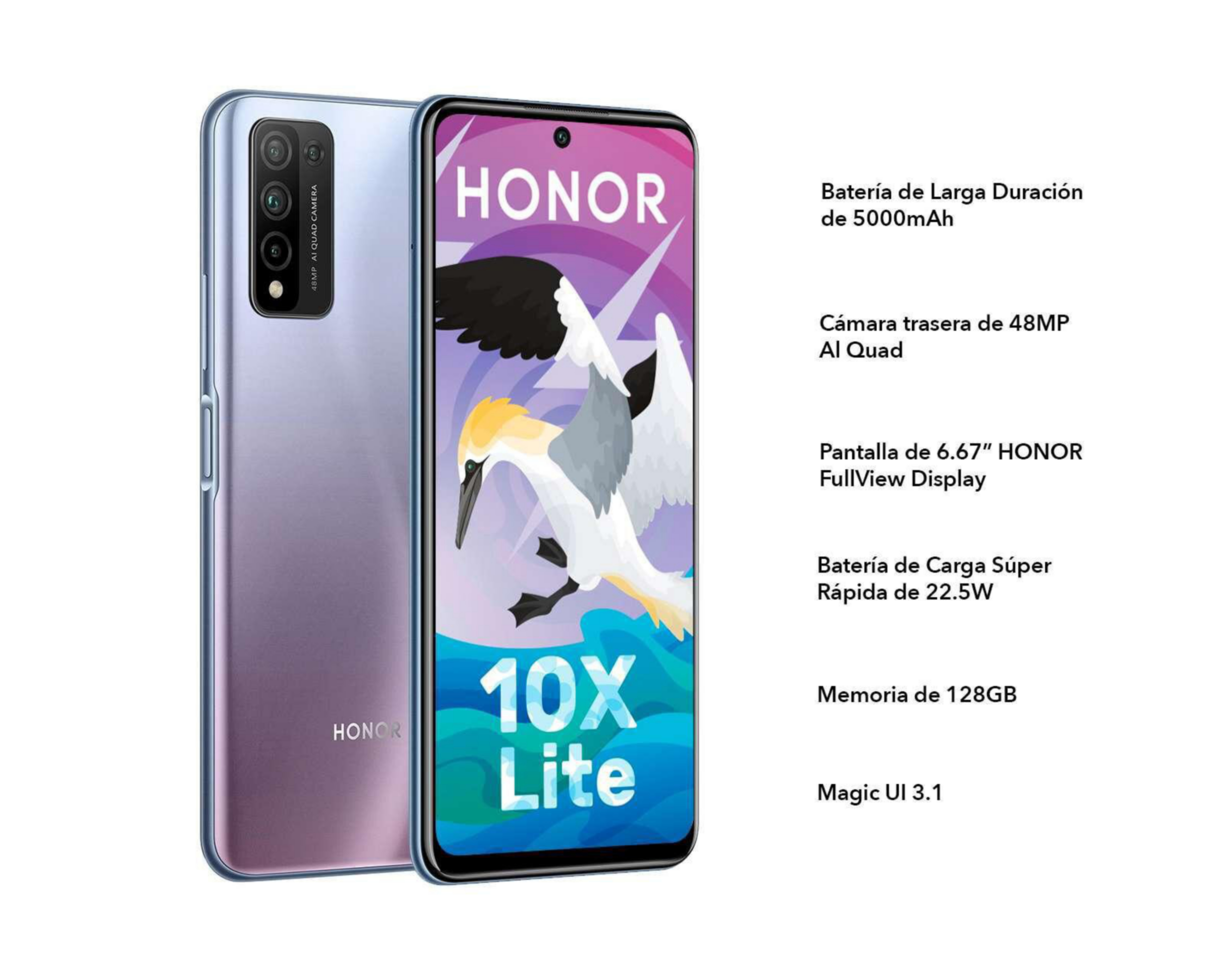 Foto 6 | Celular Honor Desbloqueado 10X Lite 128 GB