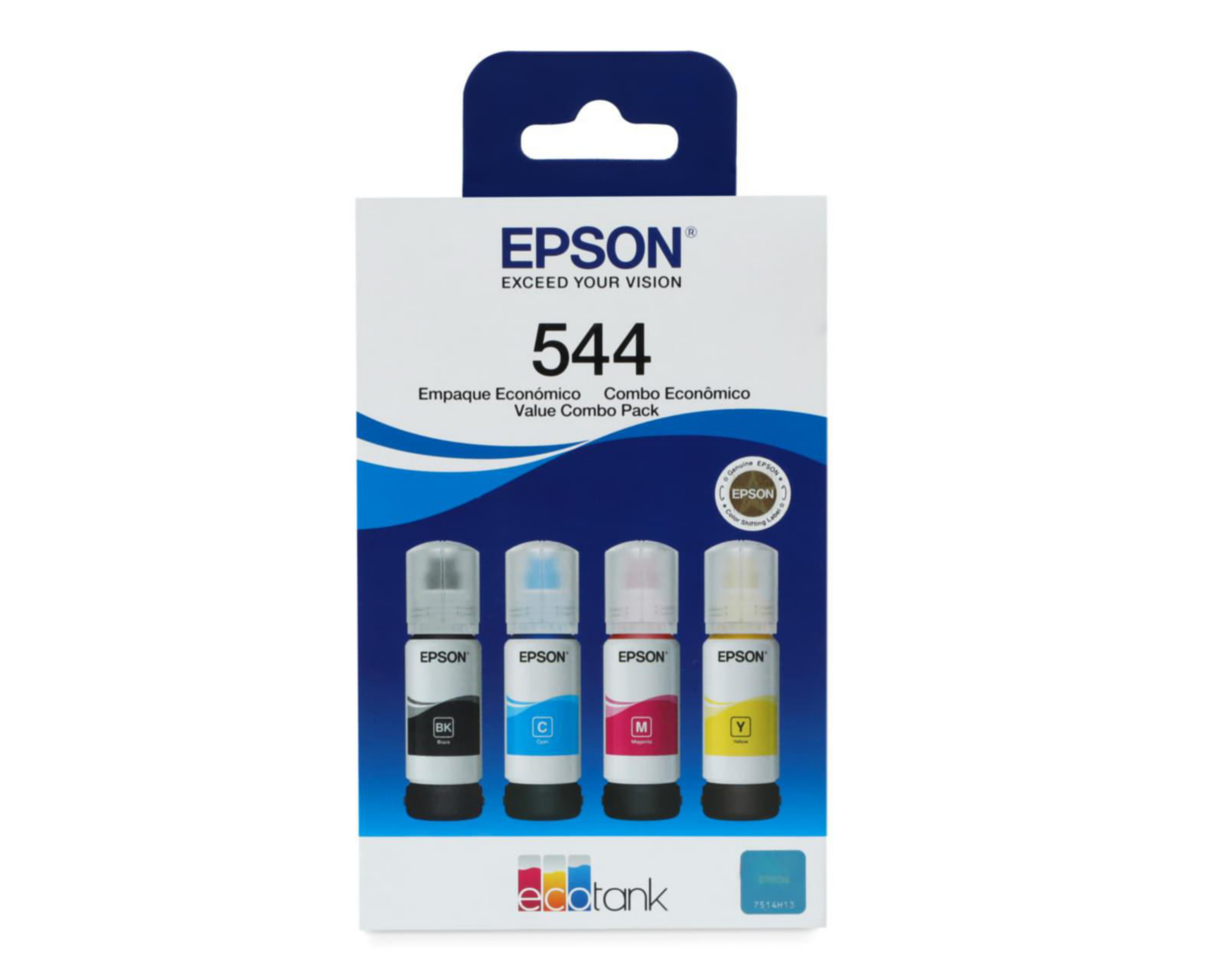 Botellas de Tinta Original Epson T544 Multicolor