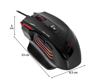 Foto 5 | Mouse Gamer Gamecraft Tritium M400 Negro