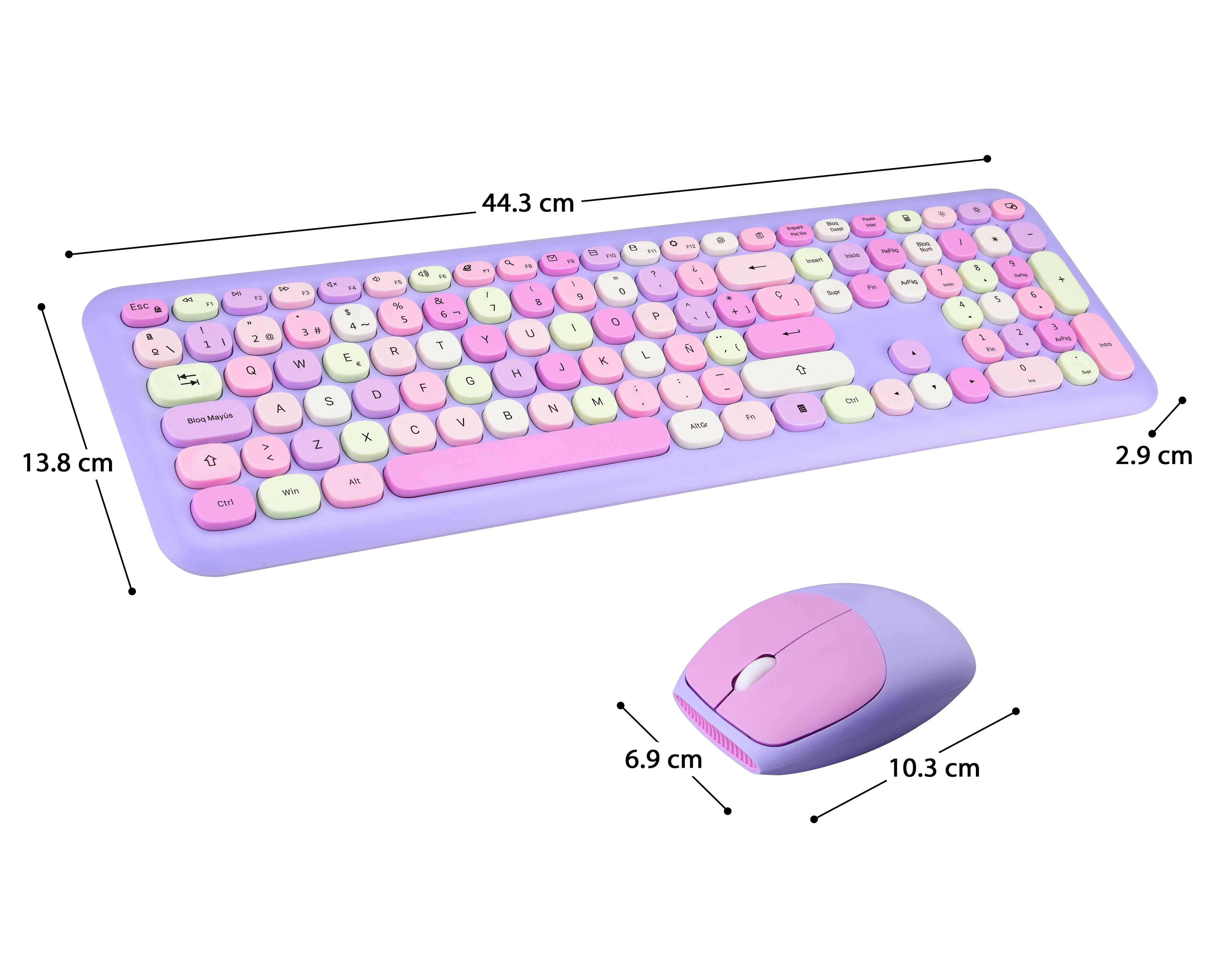 Combo de Teclado y Mouse Inalambrico Novotek CBM 150 2 Piezas Coppel