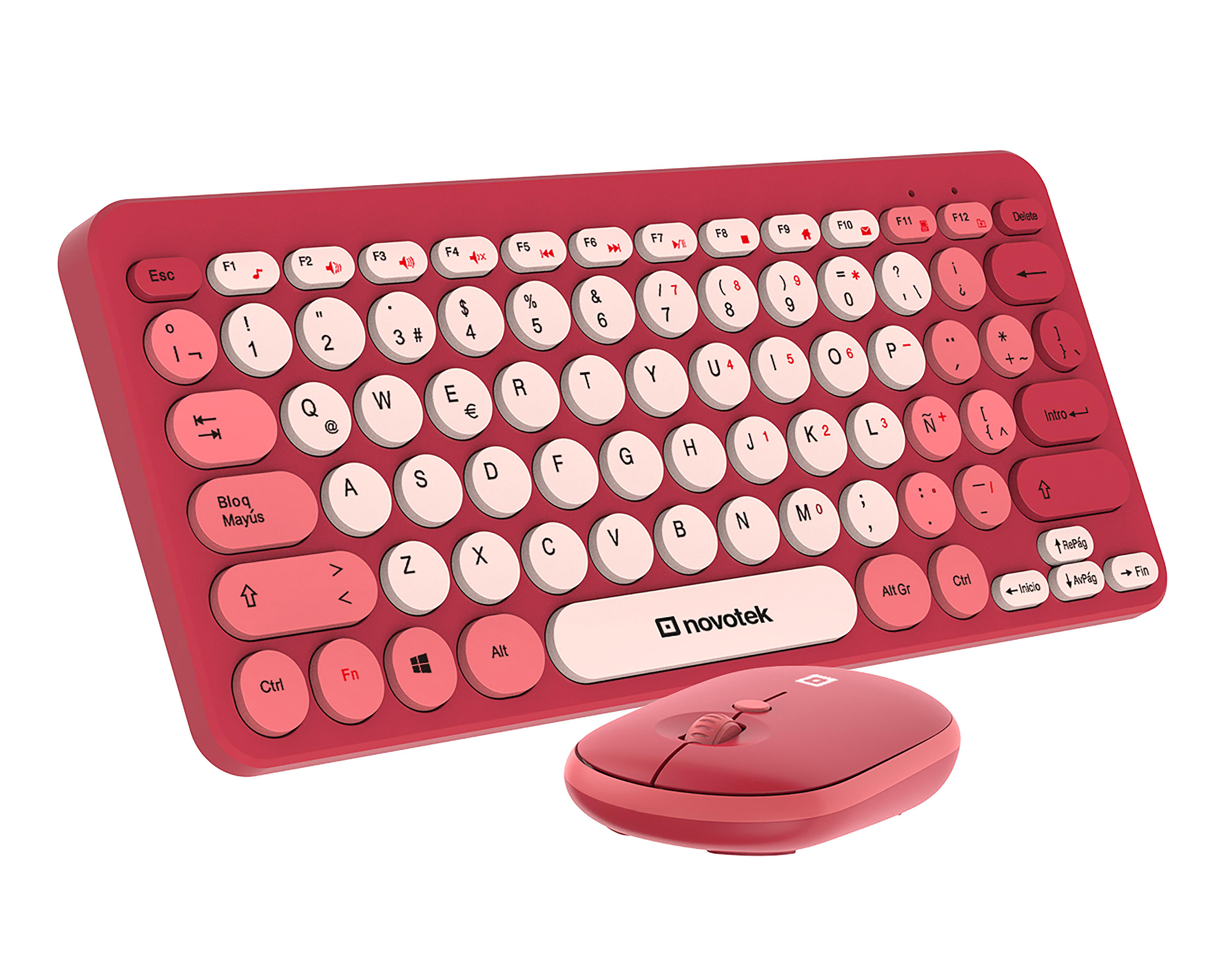 Foto 3 pulgar | Combo de Teclado y Mouse Inalámbrico Novotek CMB-140 2 Piezas