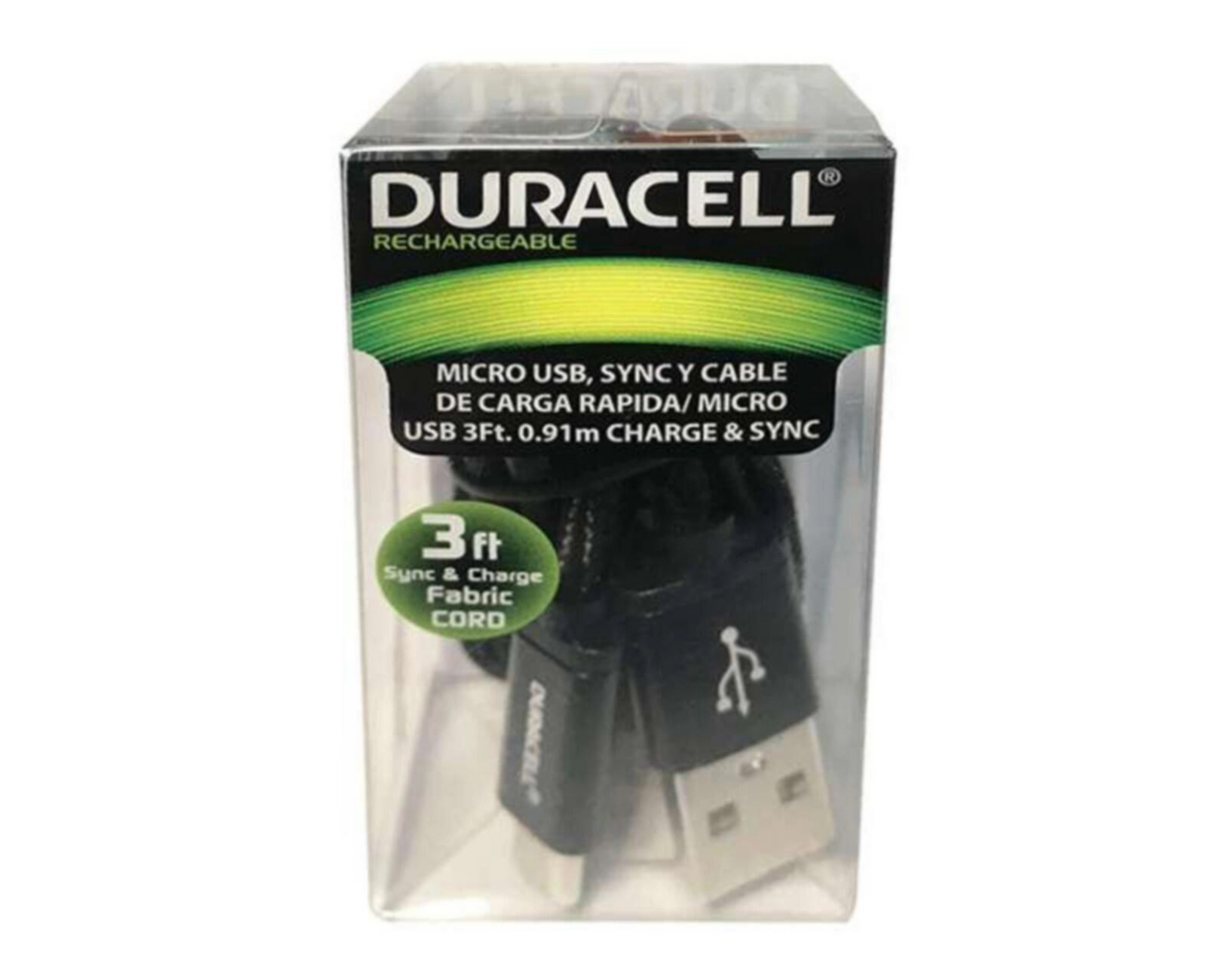 Foto 5 pulgar | Cable de Carga USB a Micro USB Duracell