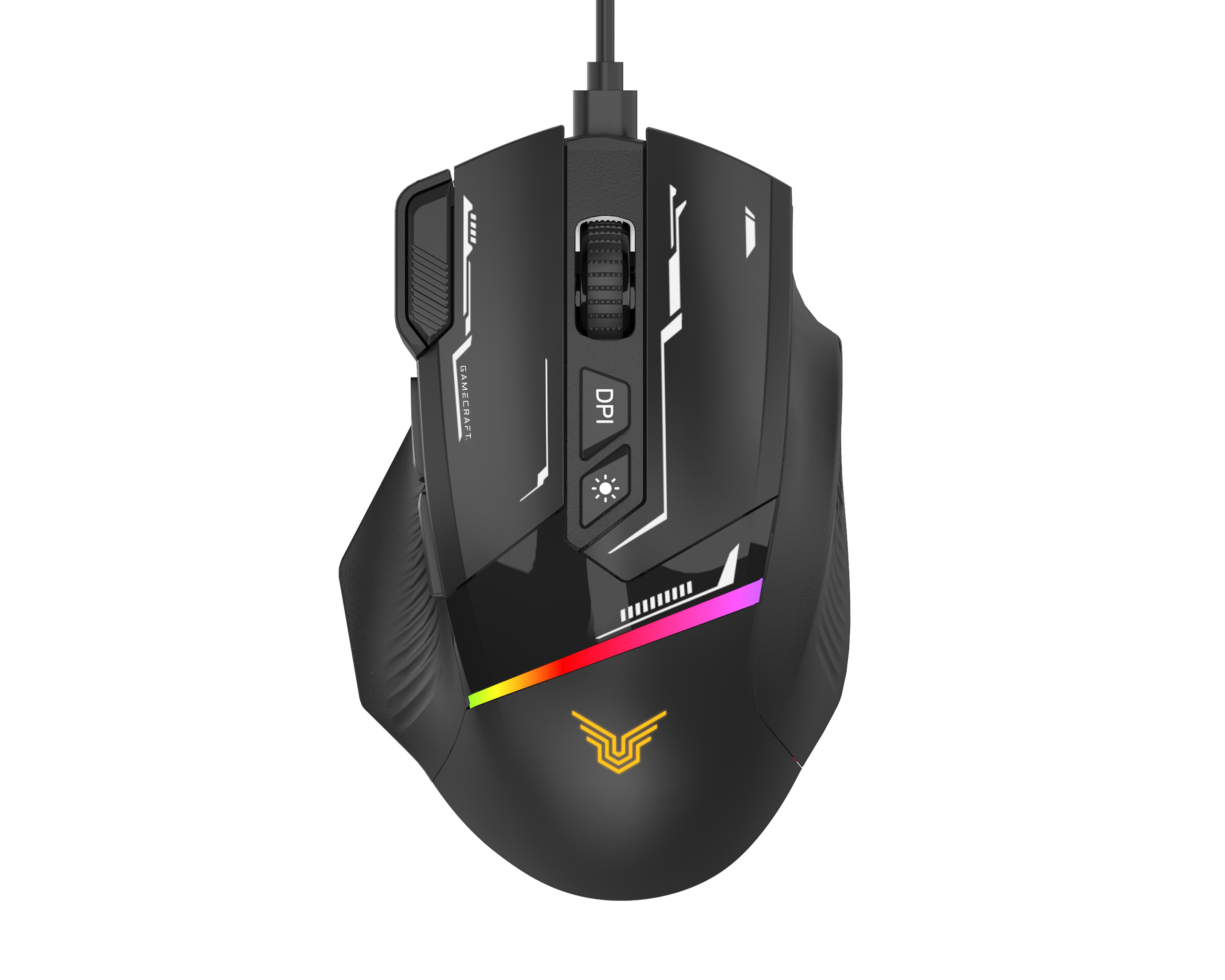 Mouse Alámbrico Gamecraft Xenon M60 $169