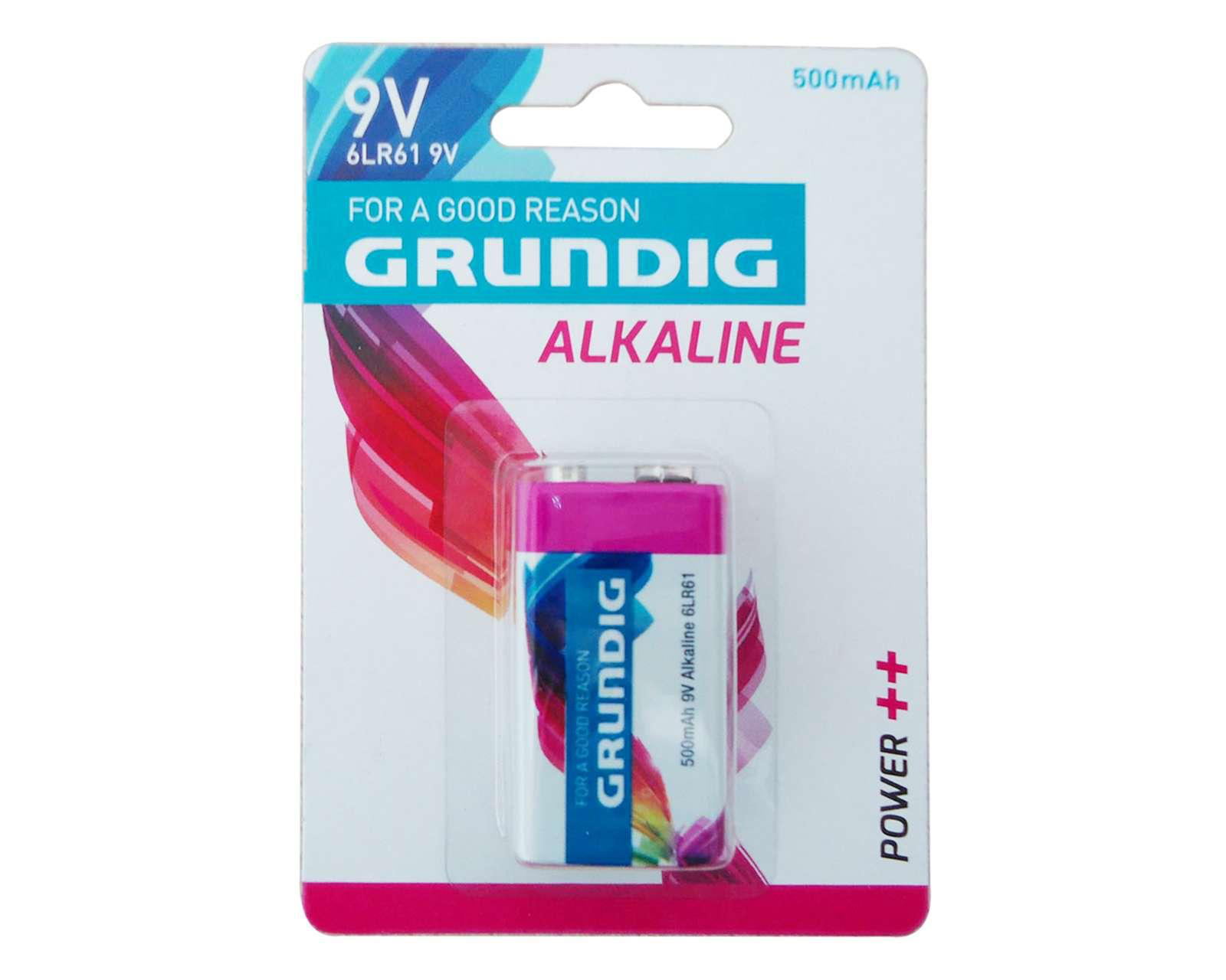 Batería Alcalina Grundig 9V