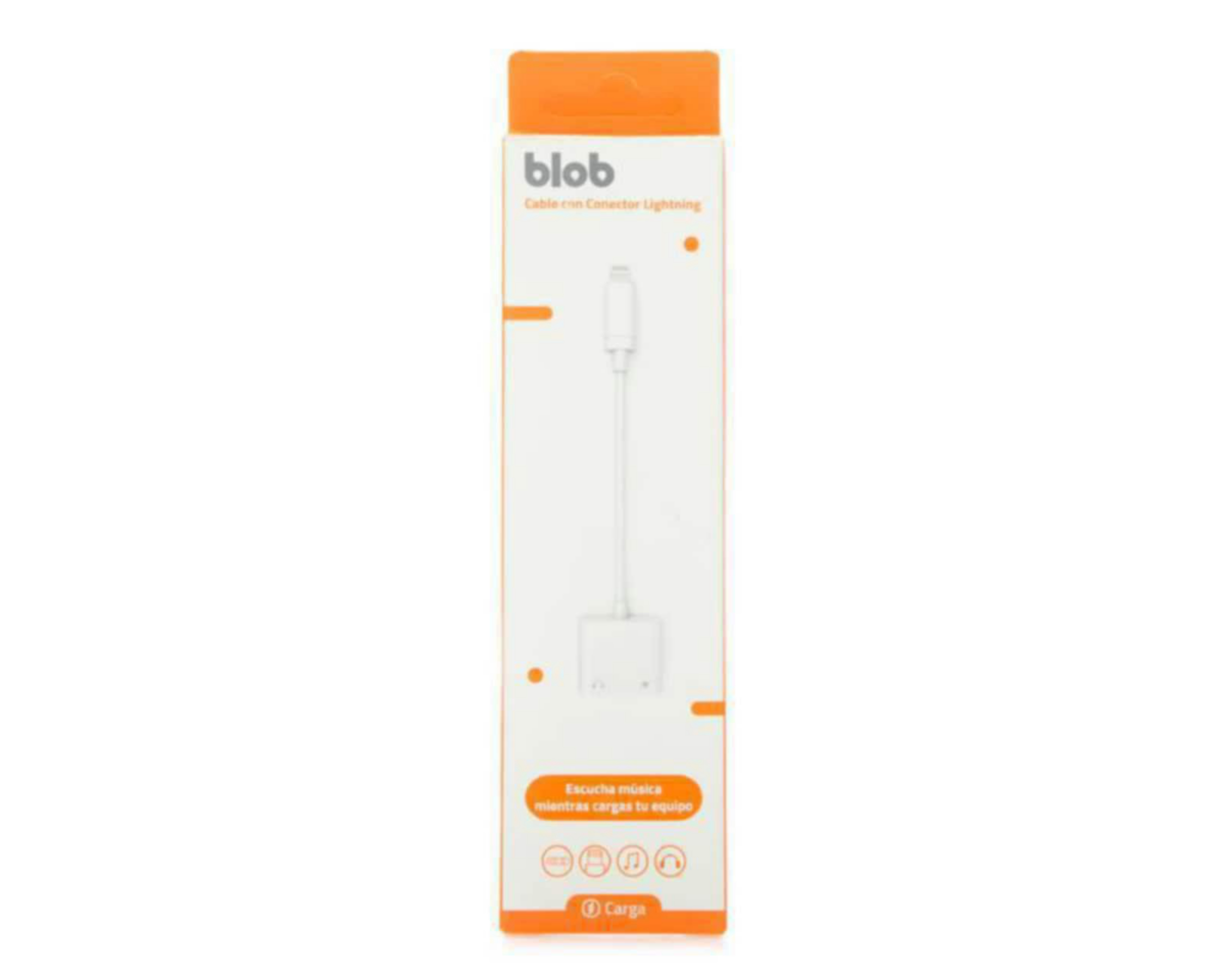 Foto 4 pulgar | Adaptador de Corriente Blob con Salida Lightning