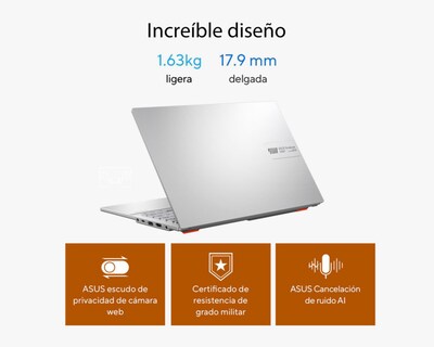 Foto 5 | Laptop Asus E1504FA-NJ274W 15.6" Windows 11 AMD Ryzen 5 16 GB RAM 512 GB SSD Plata