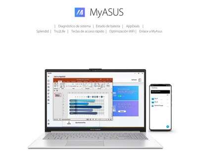 Foto 9 | Laptop Asus E1504FA-NJ274W 15.6" Windows 11 AMD Ryzen 5 16 GB RAM 512 GB SSD Plata