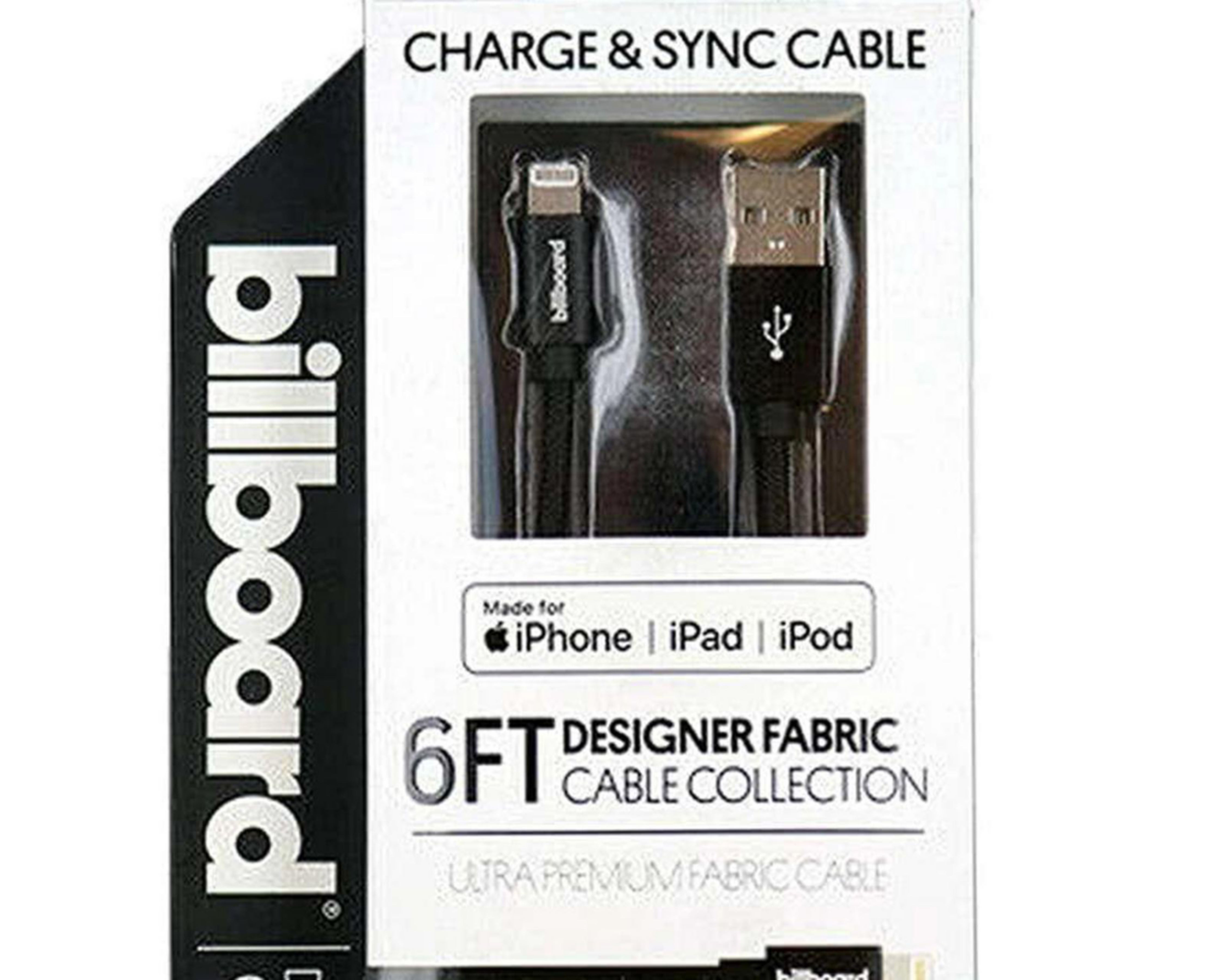 Foto 4 pulgar | Cable Billboard Lightning - USB de 1.8 Metros