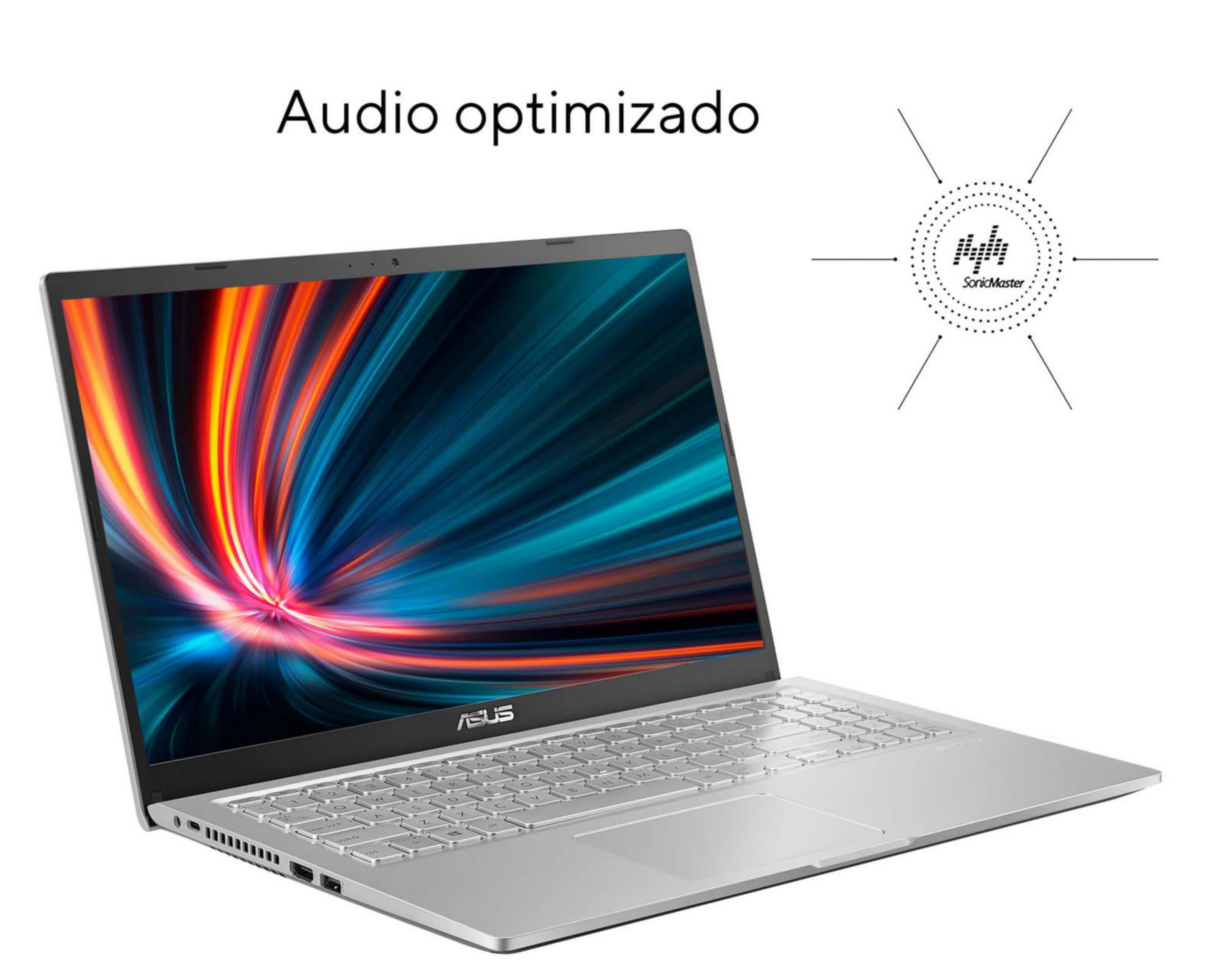 Foto 8 pulgar | Laptop Asus X515EA-BQ2054W 15.6" Windows 11 Intel Pentium Gold 8 GB de RAM 128 GB de SSD Plateada