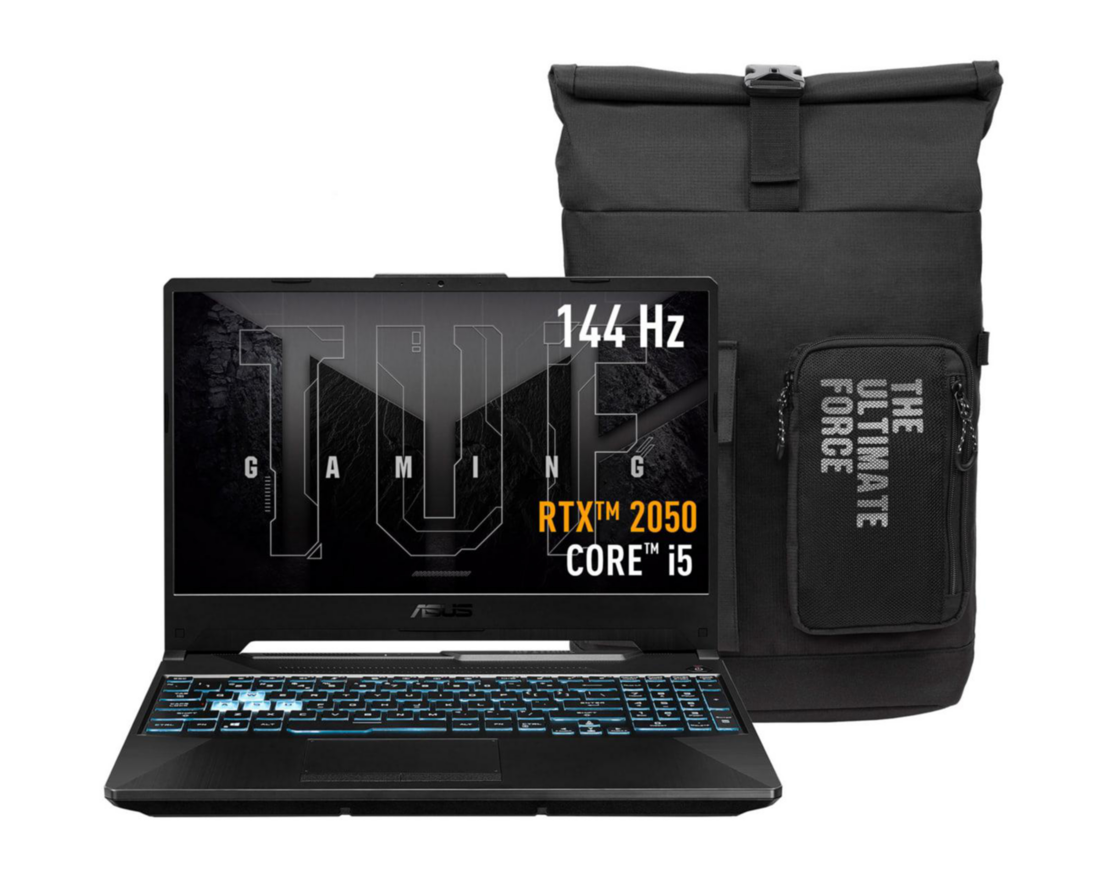 Foto 2 pulgar | Laptop Gamer Asus 15.6" Windows 11 Intel Core i5 NVIDIA GeForce RTX 2050 8 GB RAM 512 GB SSD Negro + Mochila