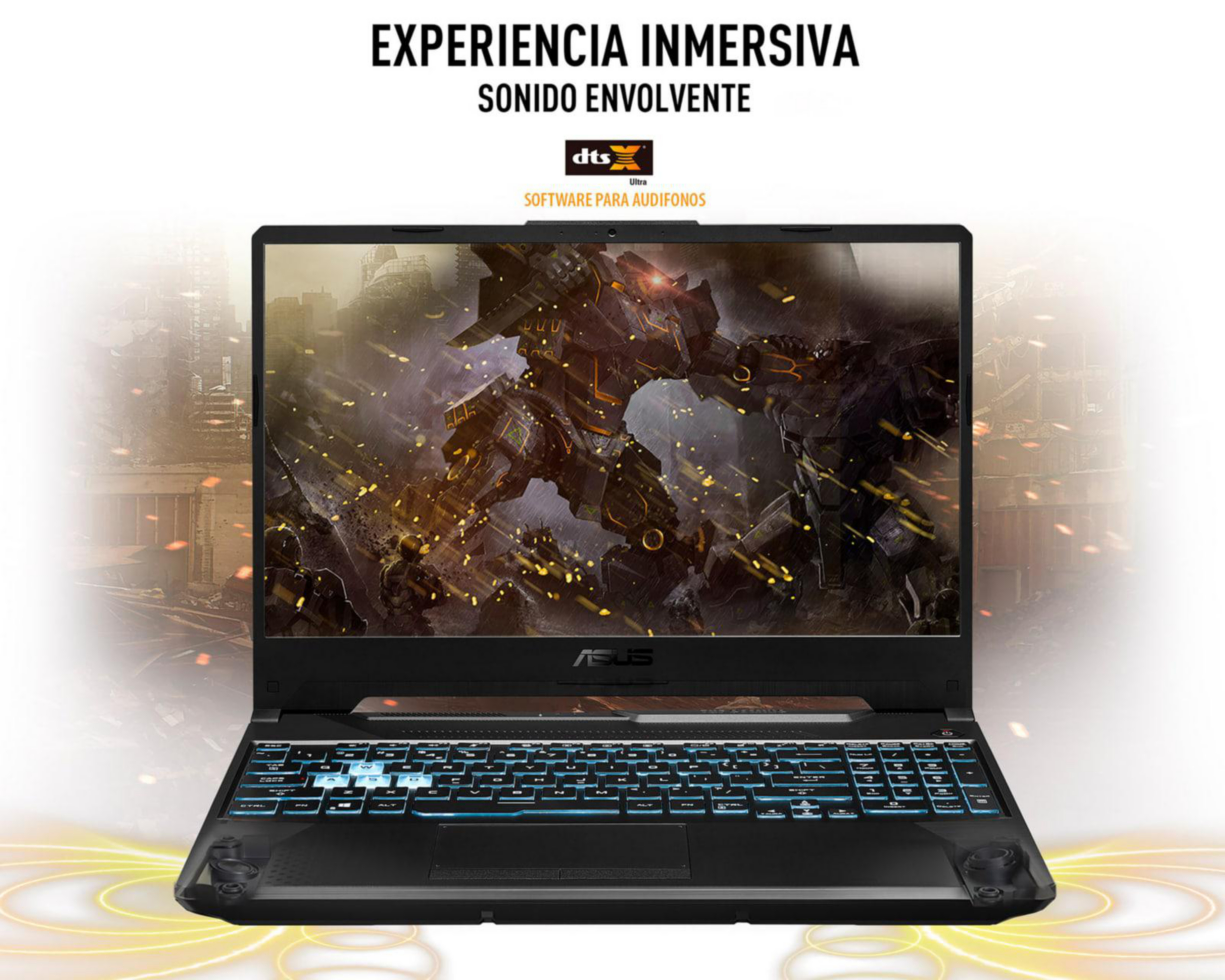 Foto 5 pulgar | Laptop Gamer Asus 15.6" Windows 11 Intel Core i5 NVIDIA GeForce RTX 2050 8 GB RAM 512 GB SSD Negro + Mochila