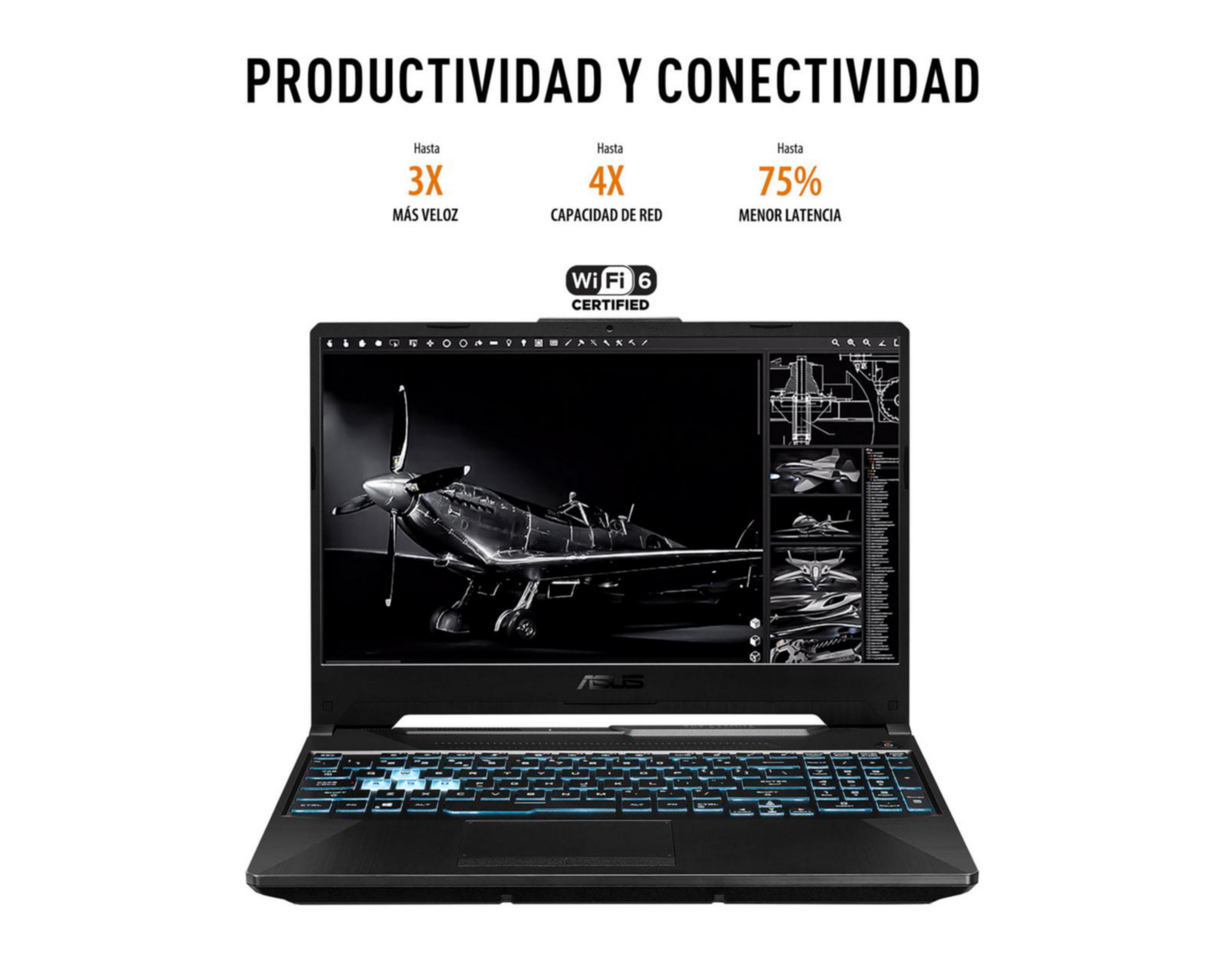 Foto 9 pulgar | Laptop Gamer Asus 15.6" Windows 11 Intel Core i5 NVIDIA GeForce RTX 2050 8 GB RAM 512 GB SSD Negro + Mochila