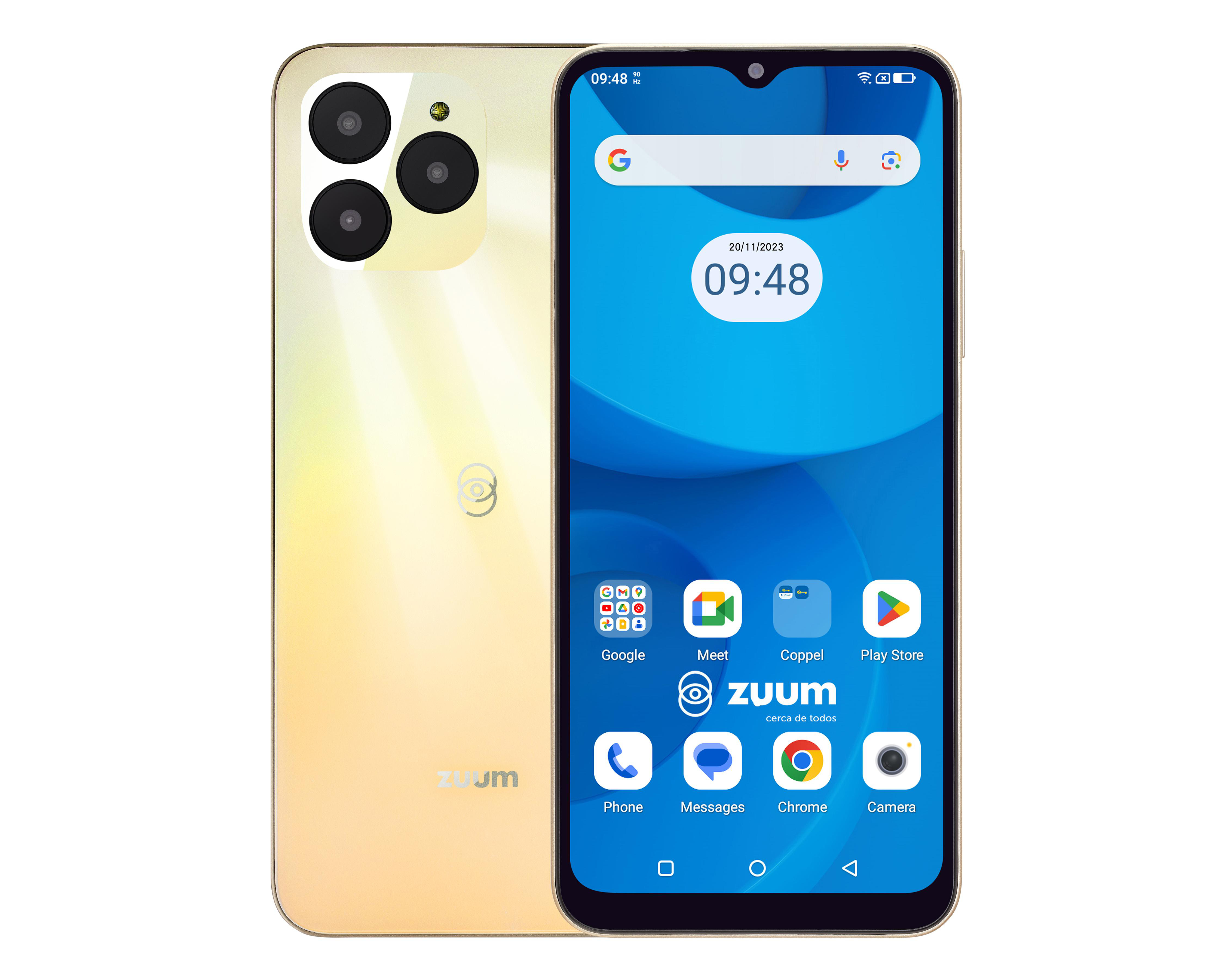 Celular Zuum Desbloqueado Stellar P7 128 GB Dorado