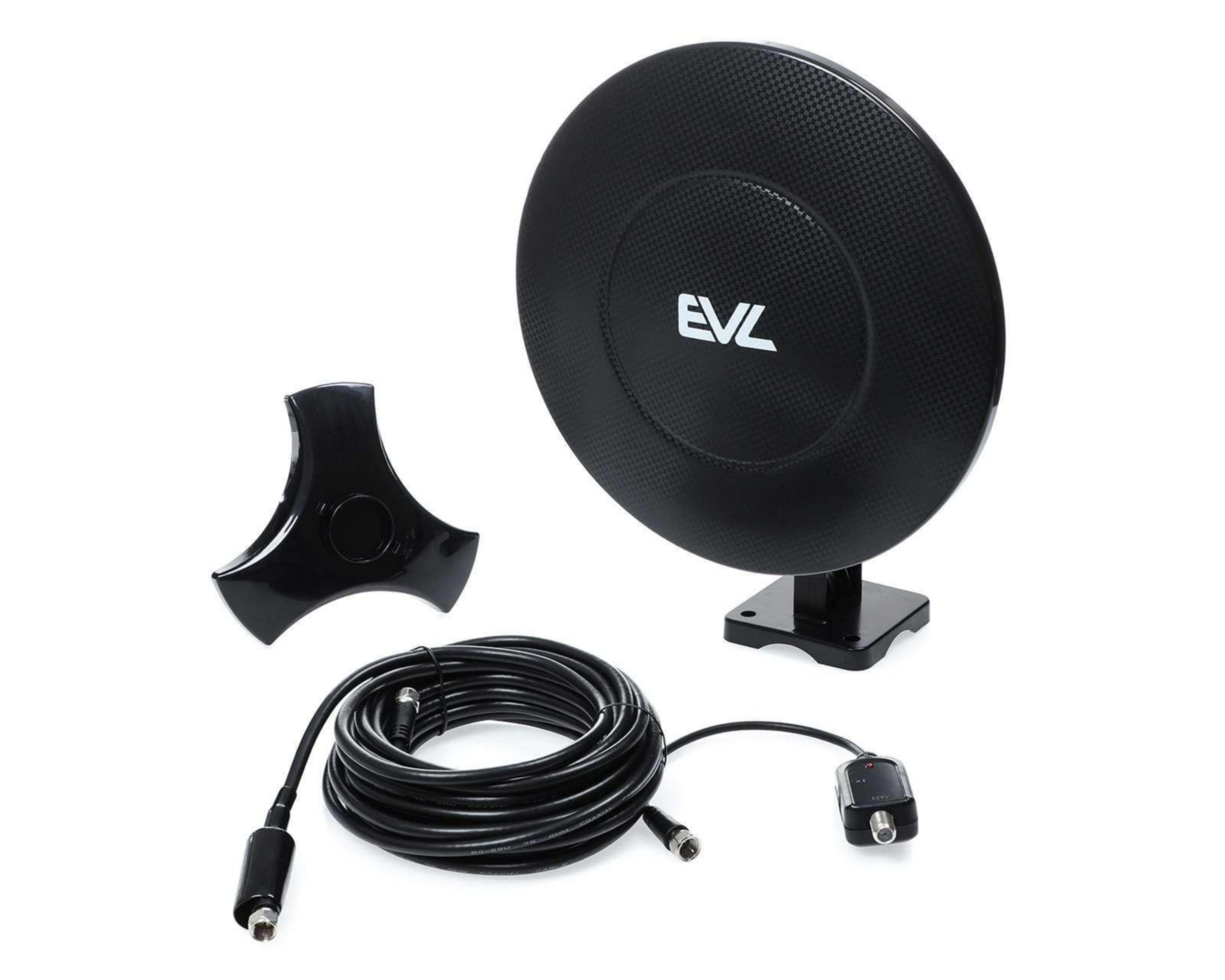 Foto 2 pulgar | Antena Exterior para TV EVL AV-9018BO