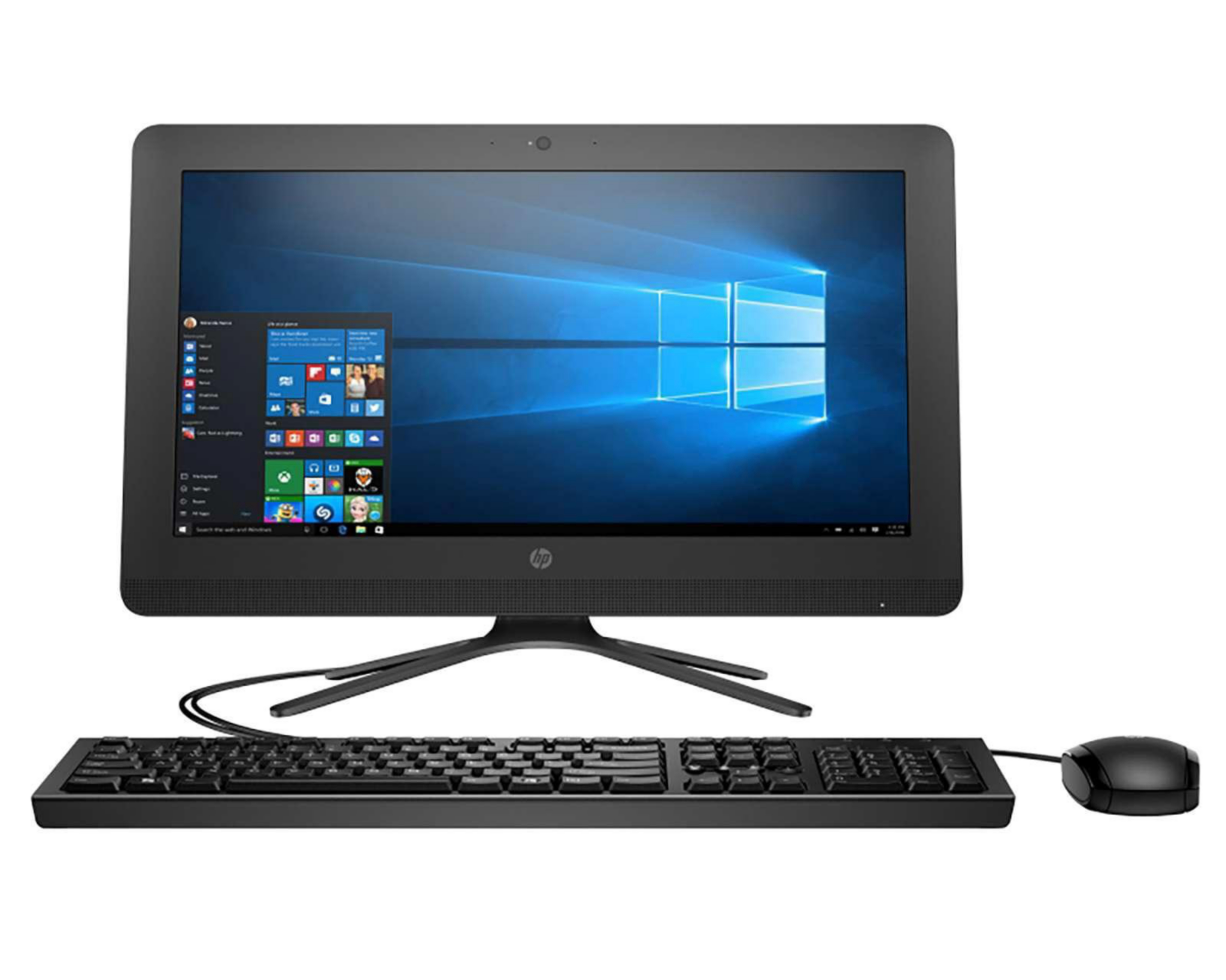 Foto 2 pulgar | Computadora de Escritorio HP All in One 20-C410LA 19.5"  Intel Celeron 4 GB RAM 500 GB HDD Negra