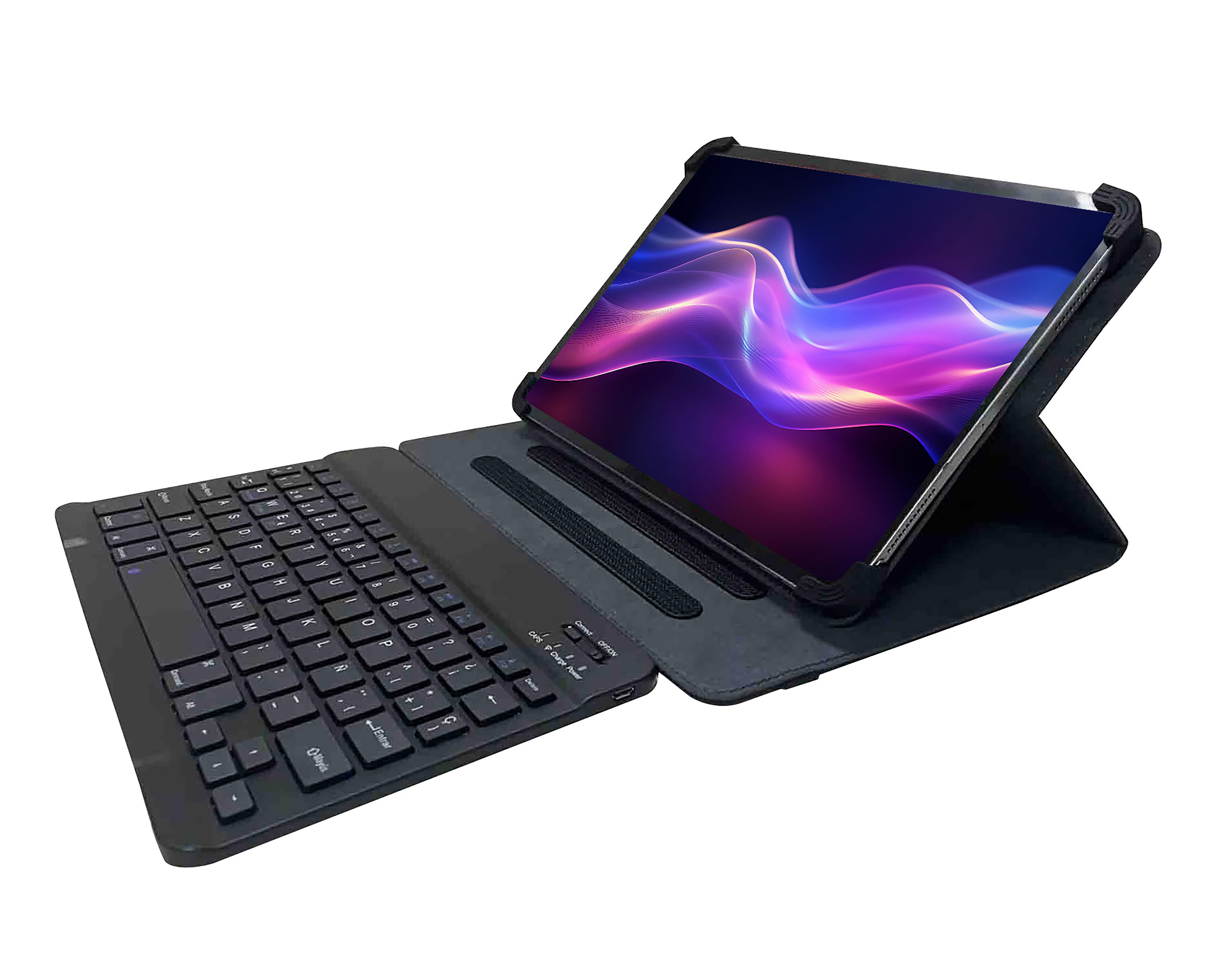 Funda con Teclado Novotek para Tablet de 10' Negra $699