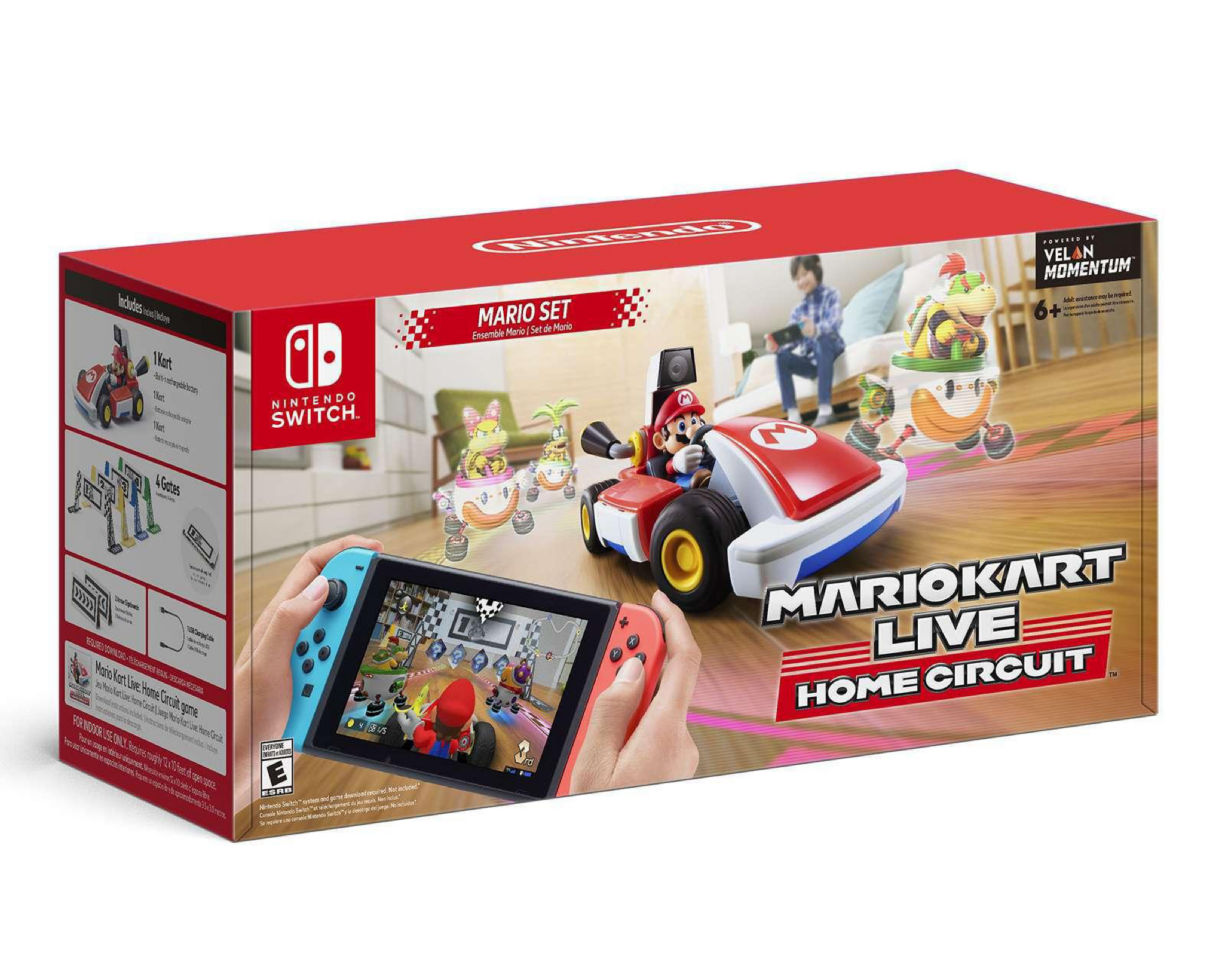 Foto 2 pulgar | Mario Kart Live: Home Circuit Edición Mario Set para Nintendo Switch y Nintendo Switch Lite