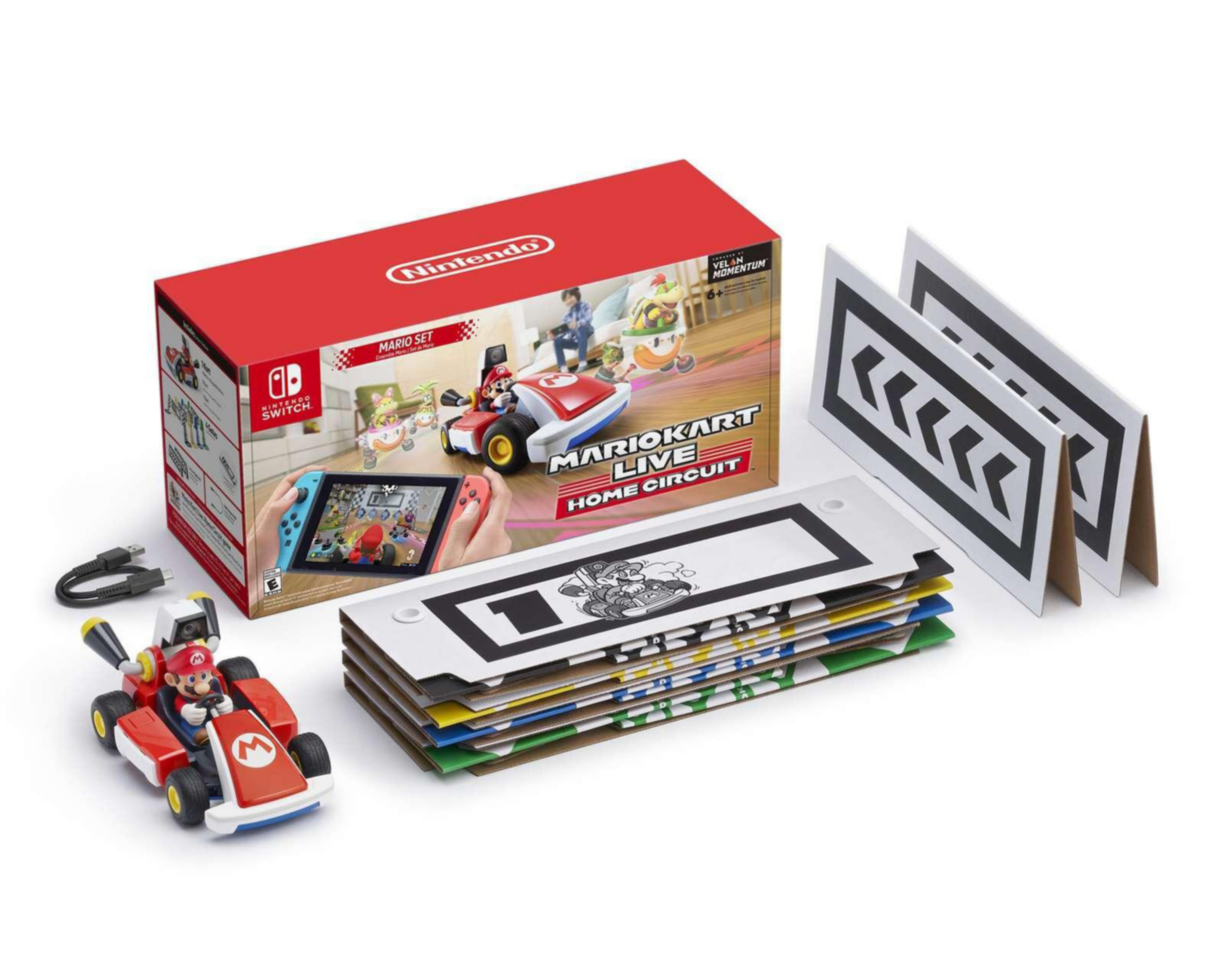 Foto 3 pulgar | Mario Kart Live: Home Circuit Edición Mario Set para Nintendo Switch y Nintendo Switch Lite