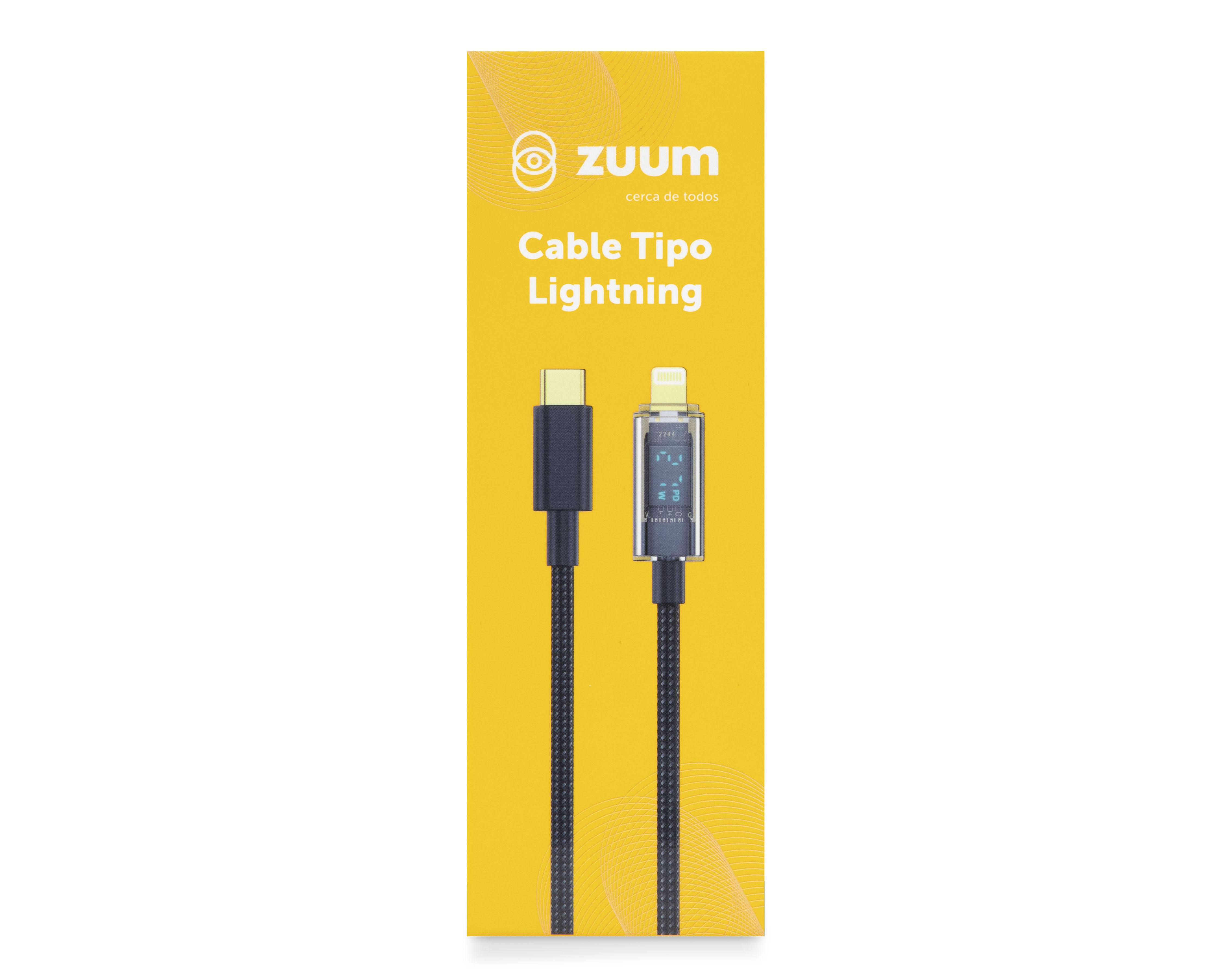 Foto 4 pulgar | Cable Zuum Tipo Lightning de 1 Metro