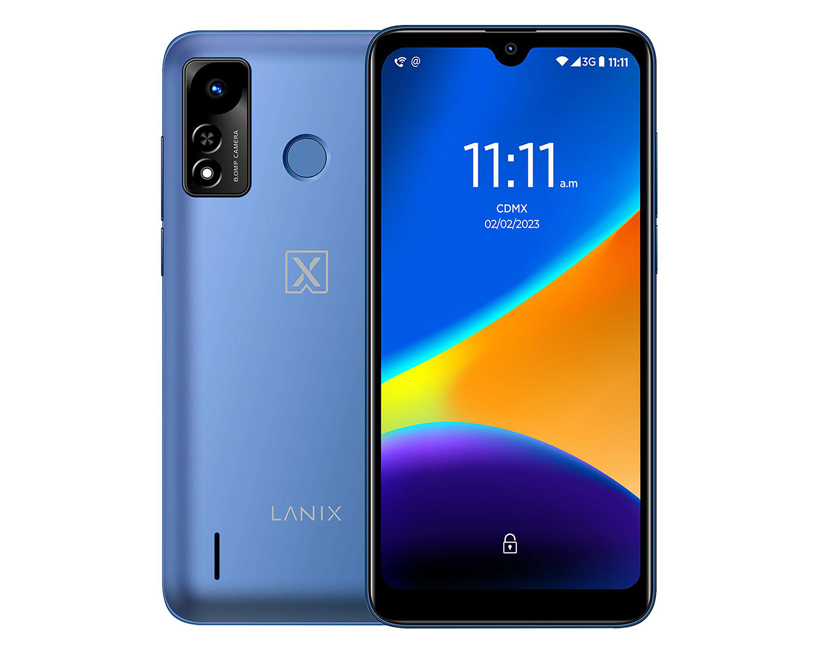 Celular Lanix Desbloqueado X7 32 GB Azul $1,999