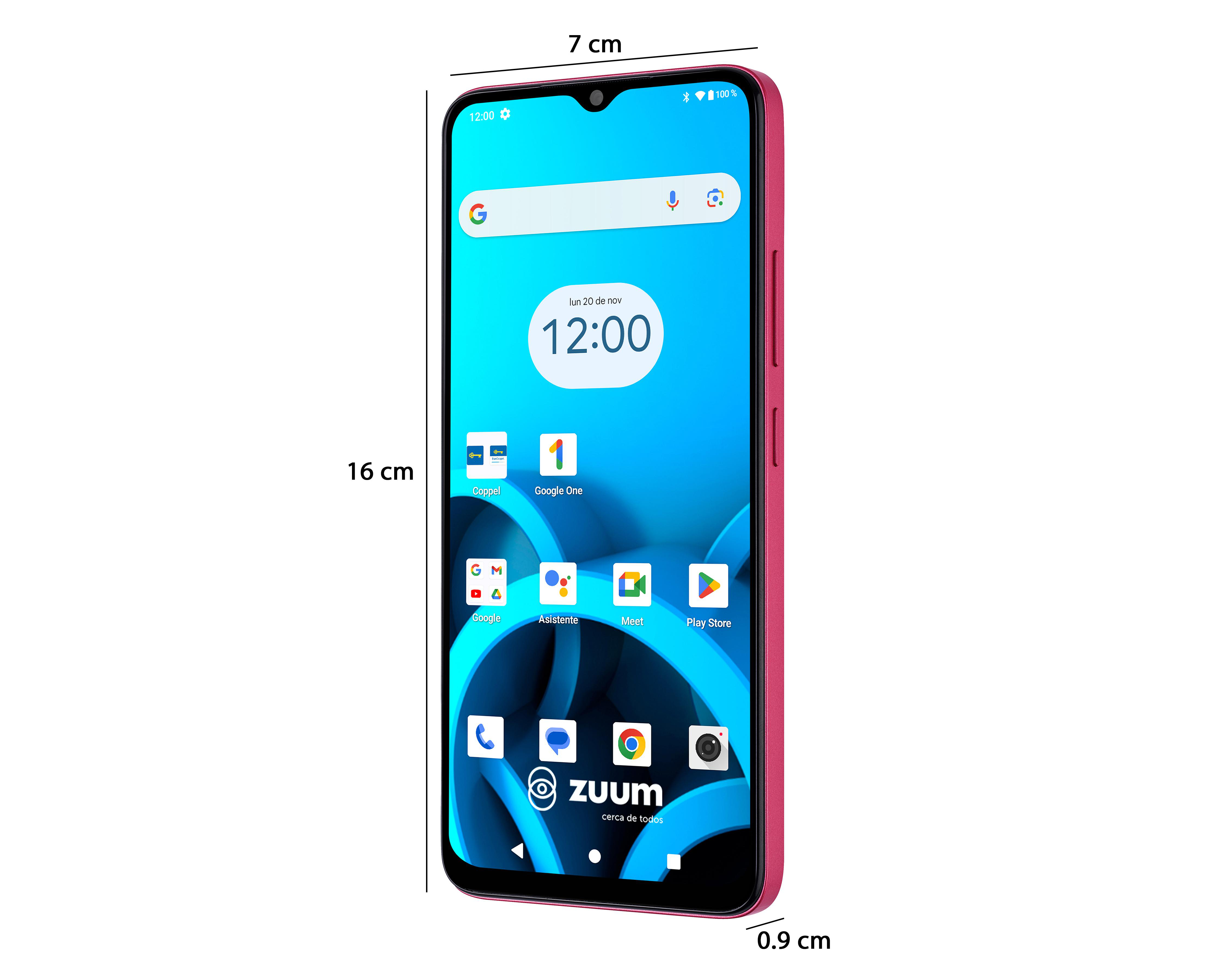 Foto 10 pulgar | Celular Zuum Stellar M5 Liberado 64 GB Tinto